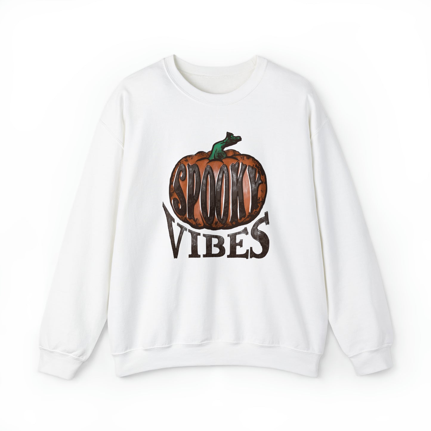 Spooky Vibes Fall Halloween Unisex Heavy Blend™ Crewneck Sweatshirt