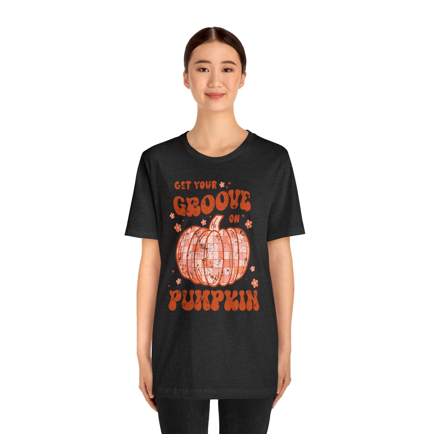 Halloween/ Fall Get Your Groove On Pumpkin  T-Shirt