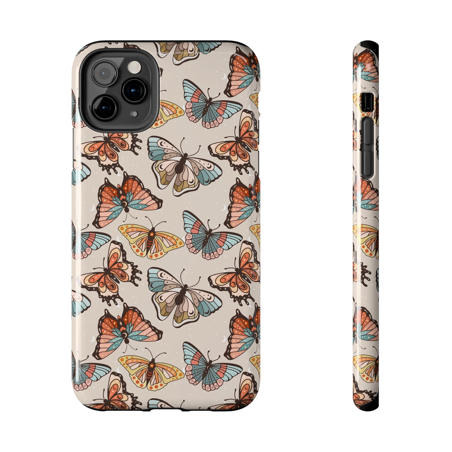 Butterfly Brown Tough Phone Cases