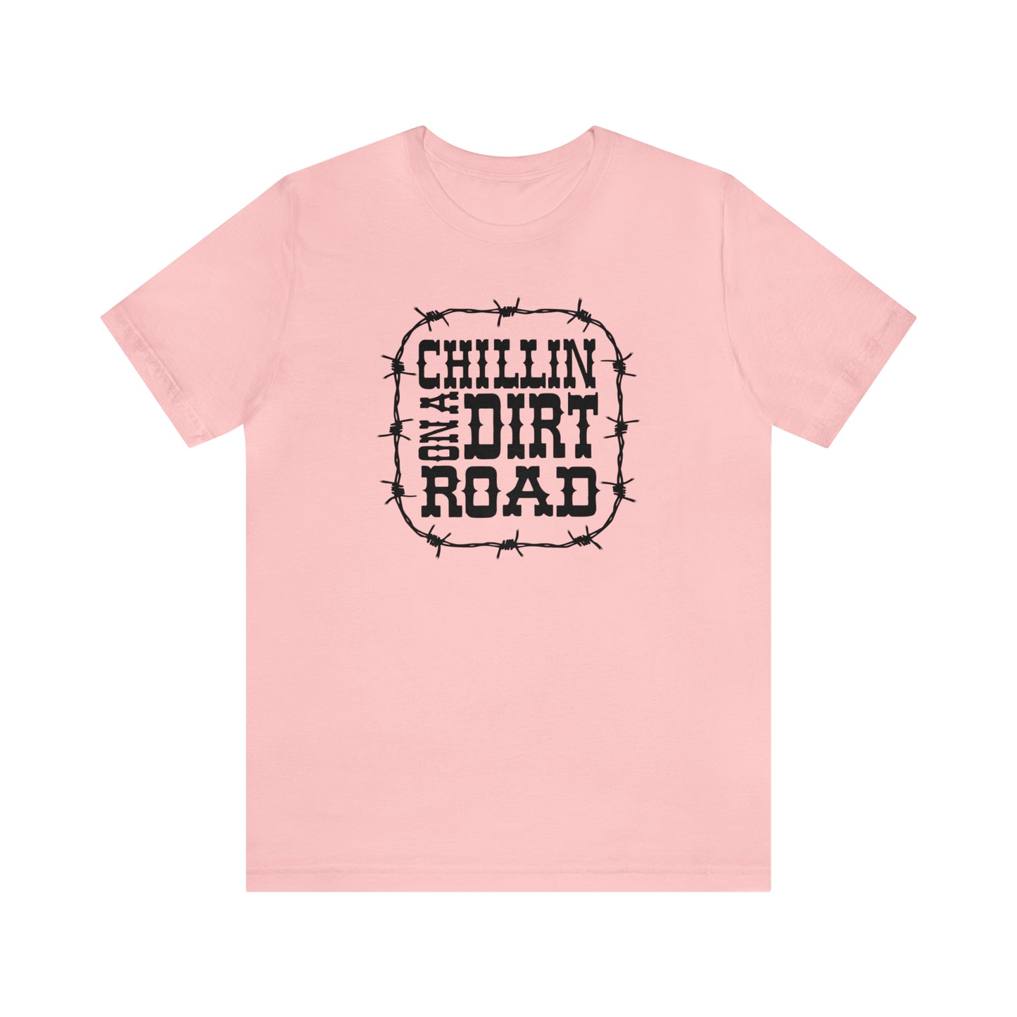 "Chillin' on a Dirt Road" Unisex Jersey Short Sleeve Tee