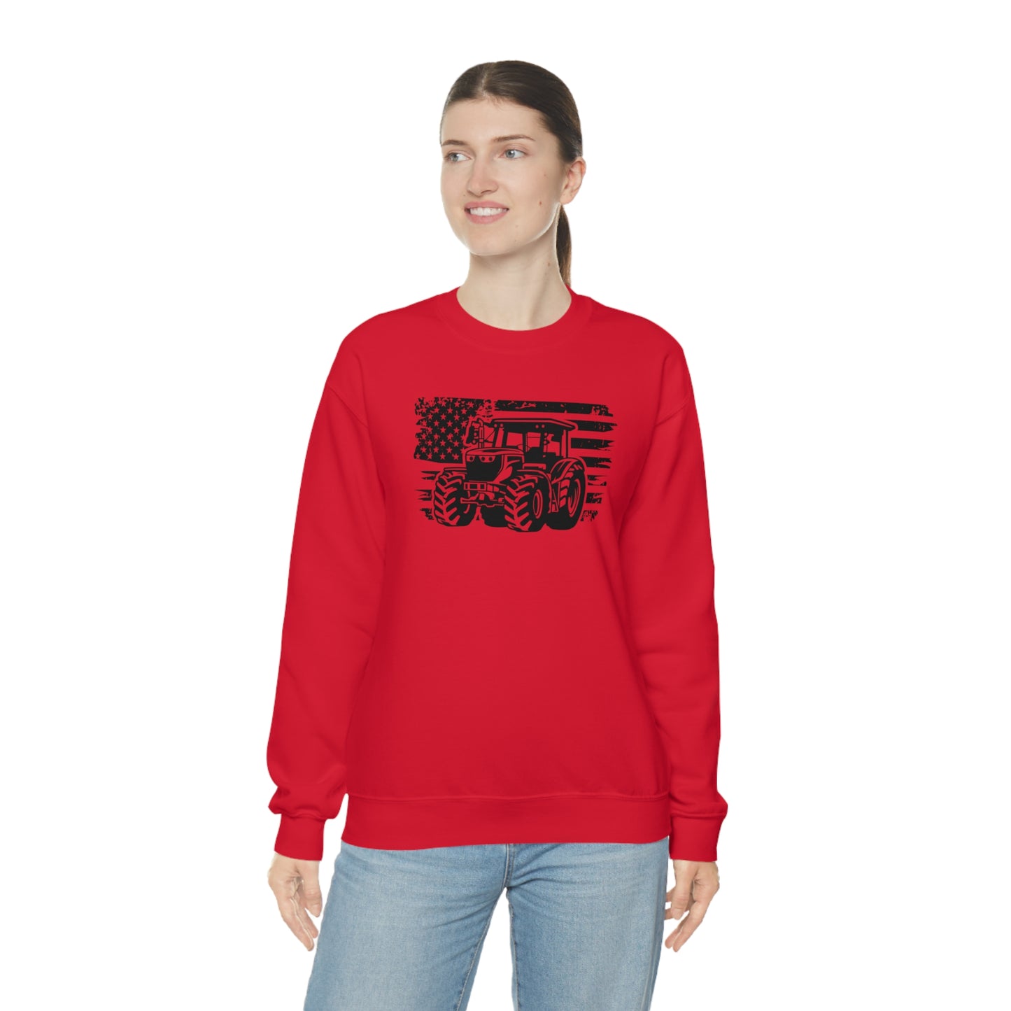 "American Tractor" - Unisex Heavy Blend™ Crewneck Sweatshirt