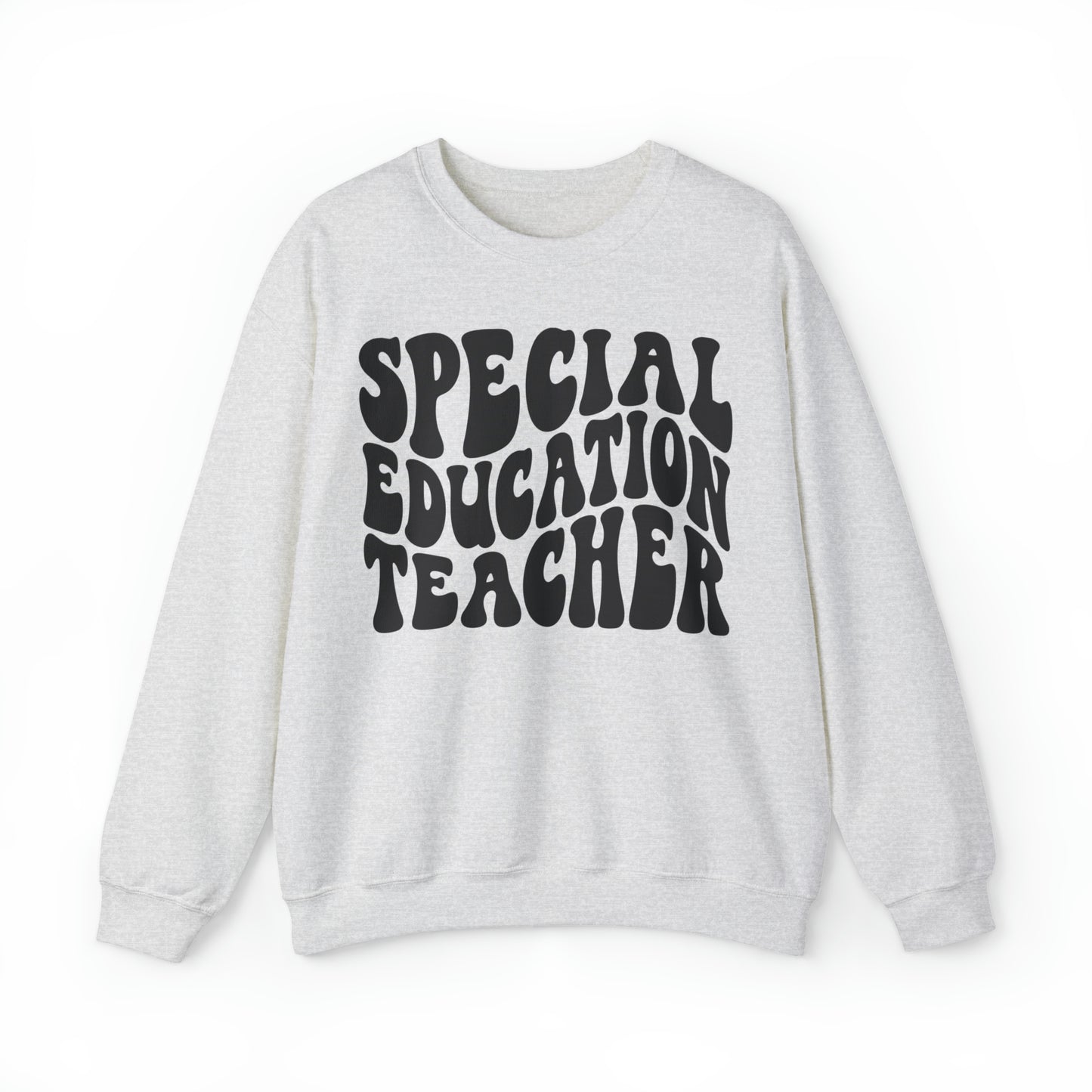 Special Education Teacher Black Logo Unisex Heavy Blend™ Crewneck Sweatshirt