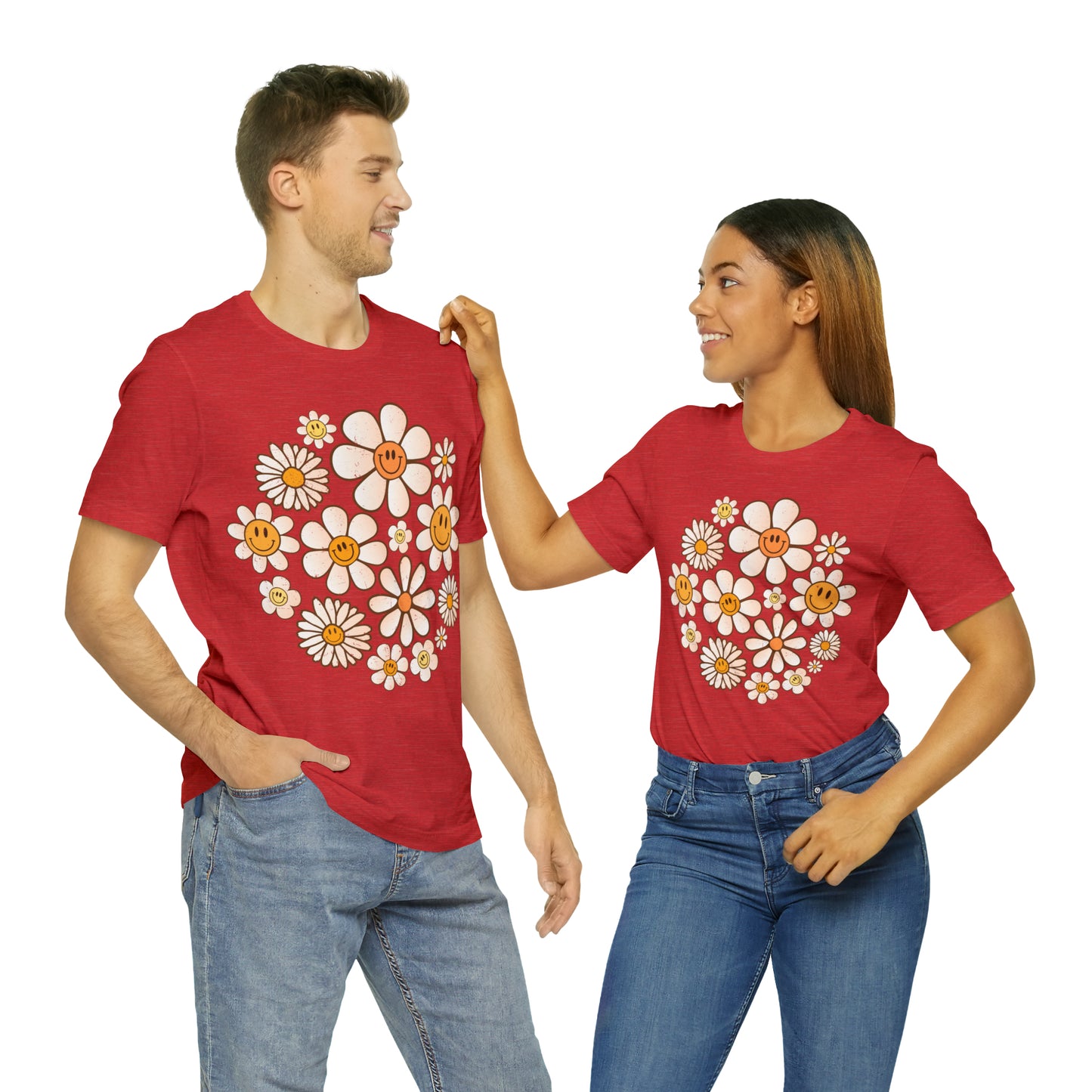 Distressed Smiling Daisies T-Shirt