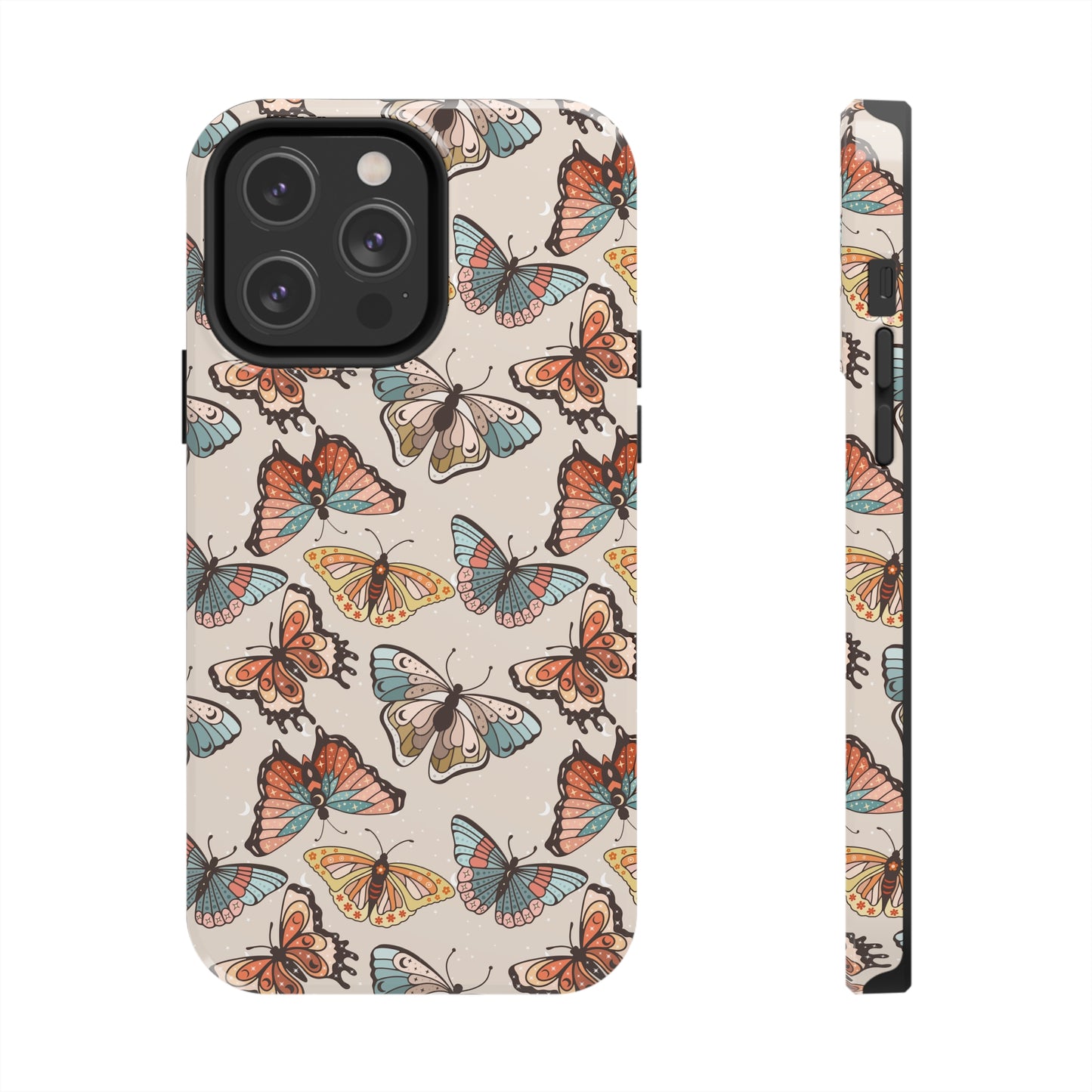 Butterfly Brown Tough Phone Cases