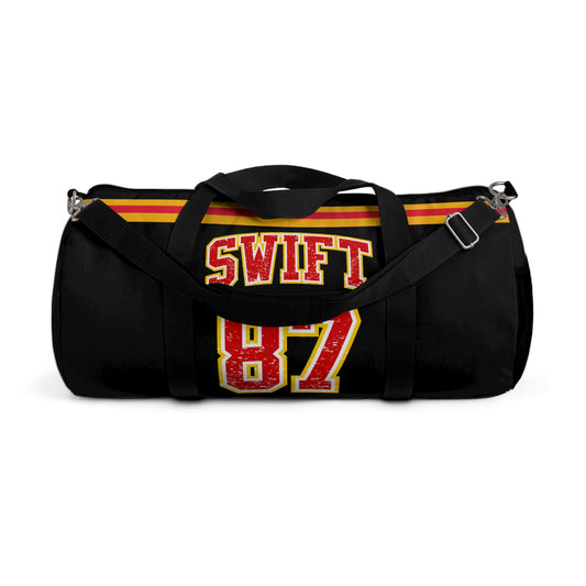 Swift Kelce Gear Taylor and Travis 87 Duffel Bag - Black