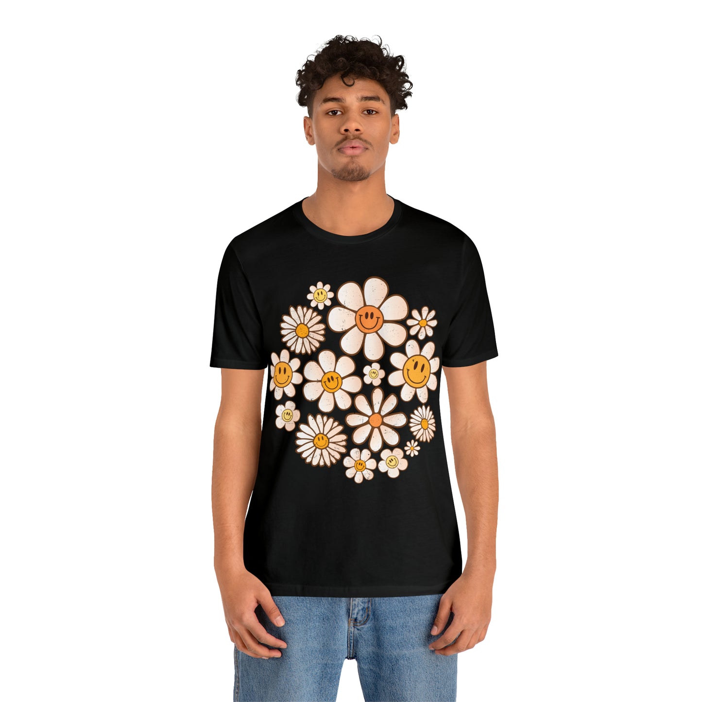 Distressed Smiling Daisies T-Shirt