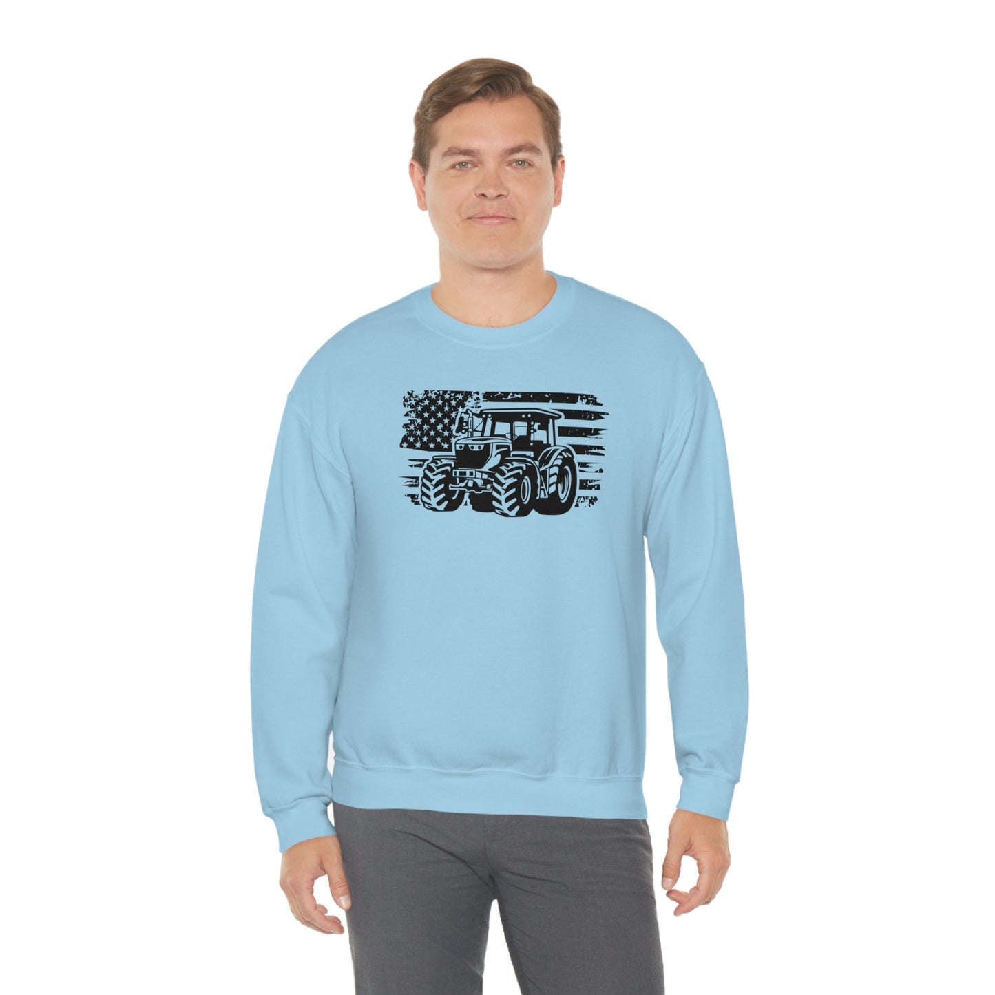 "American Tractor" - Unisex Heavy Blend™ Crewneck Sweatshirt