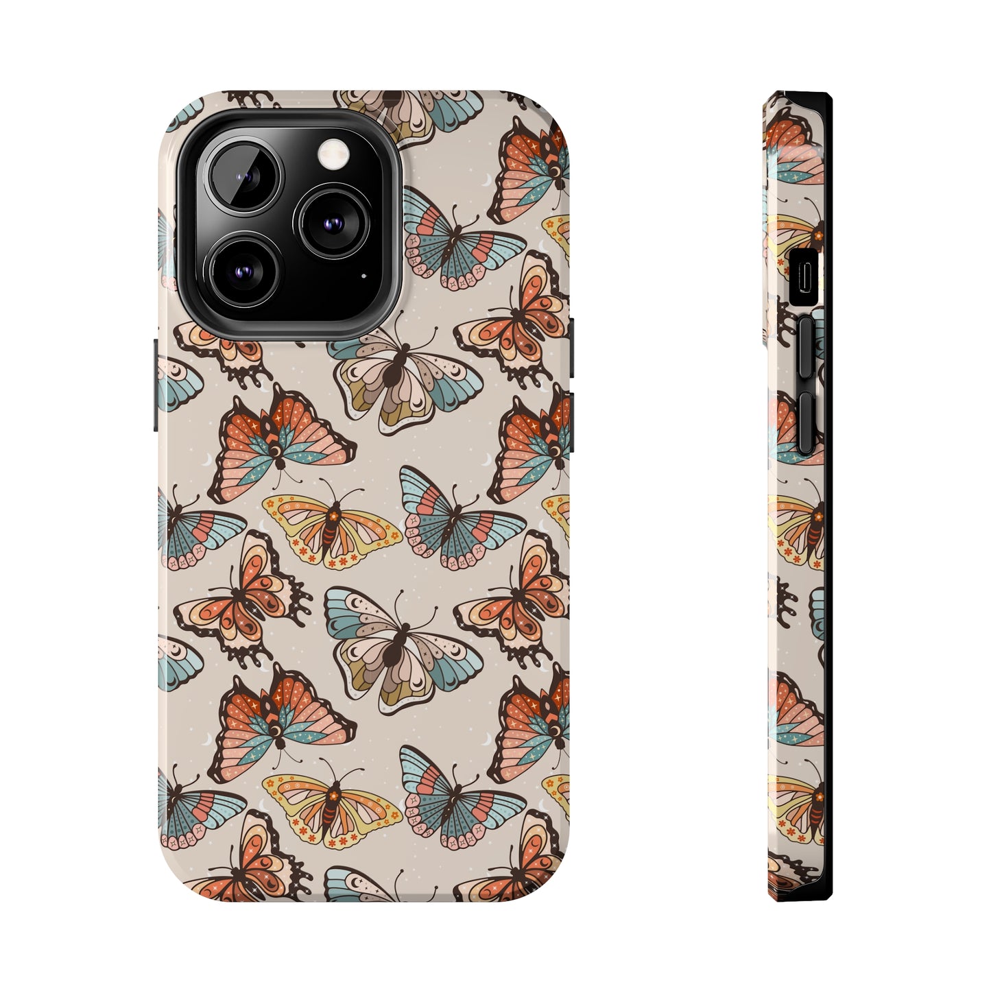 Butterfly Brown Tough Phone Cases