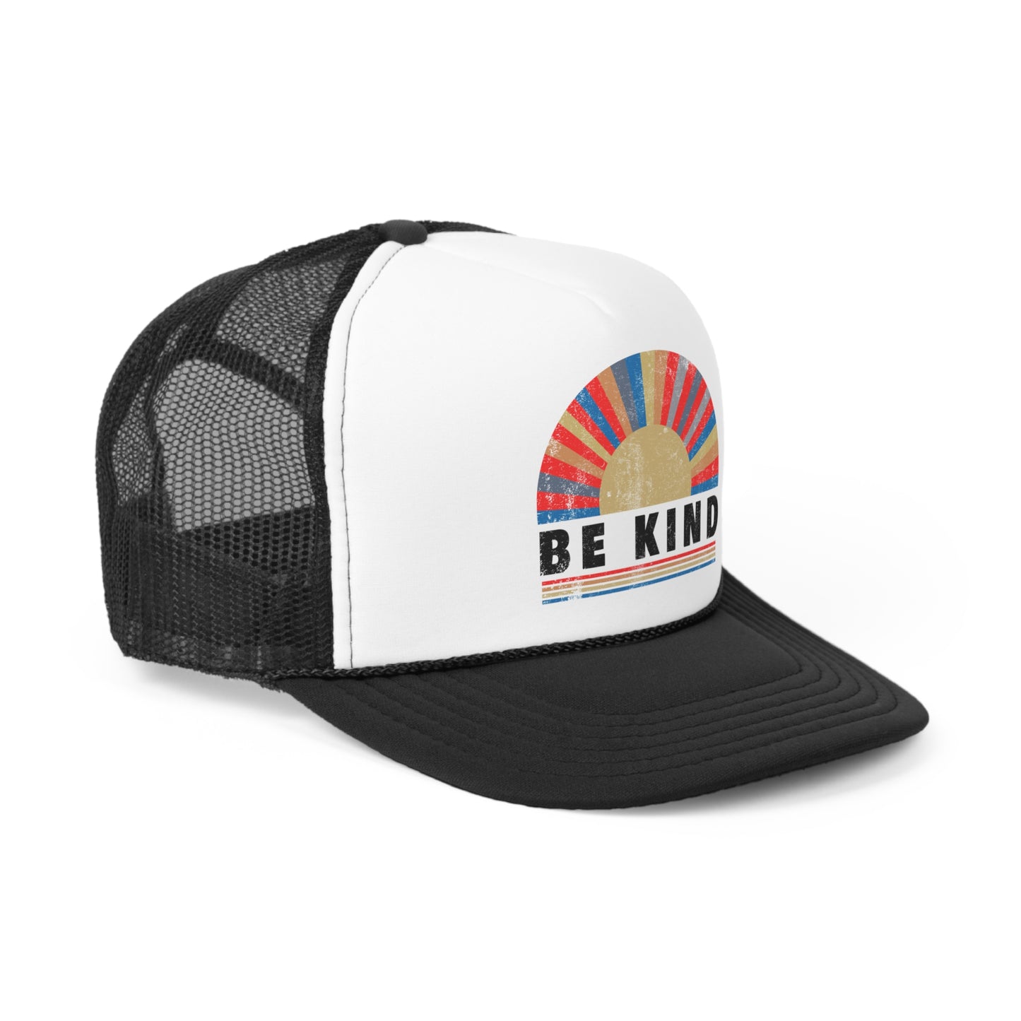 Be Kind Sunburst Tall Trucker Caps