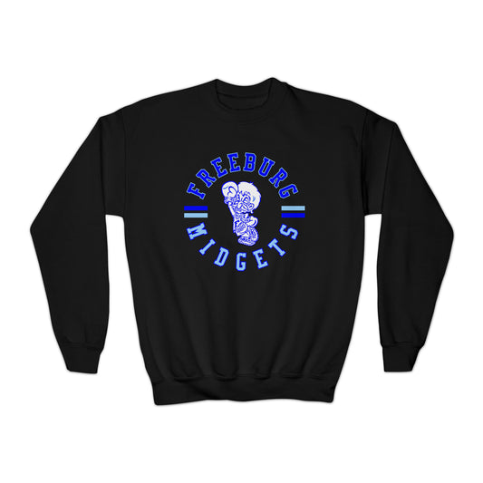 YOUTH Freeburg Midgets Circle Logo Youth Crewneck Sweatshirt