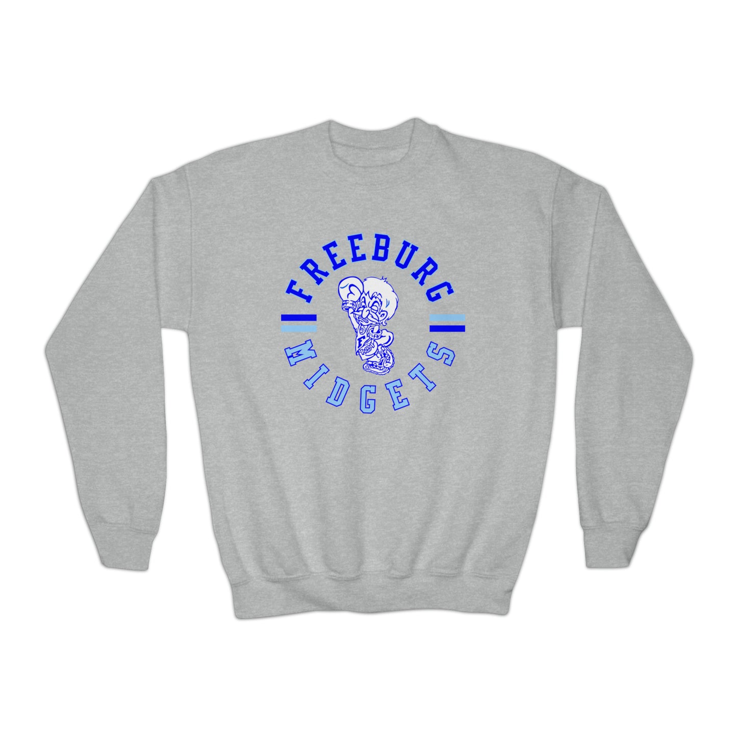 YOUTH Freeburg Midgets Circle Logo Youth Crewneck Sweatshirt