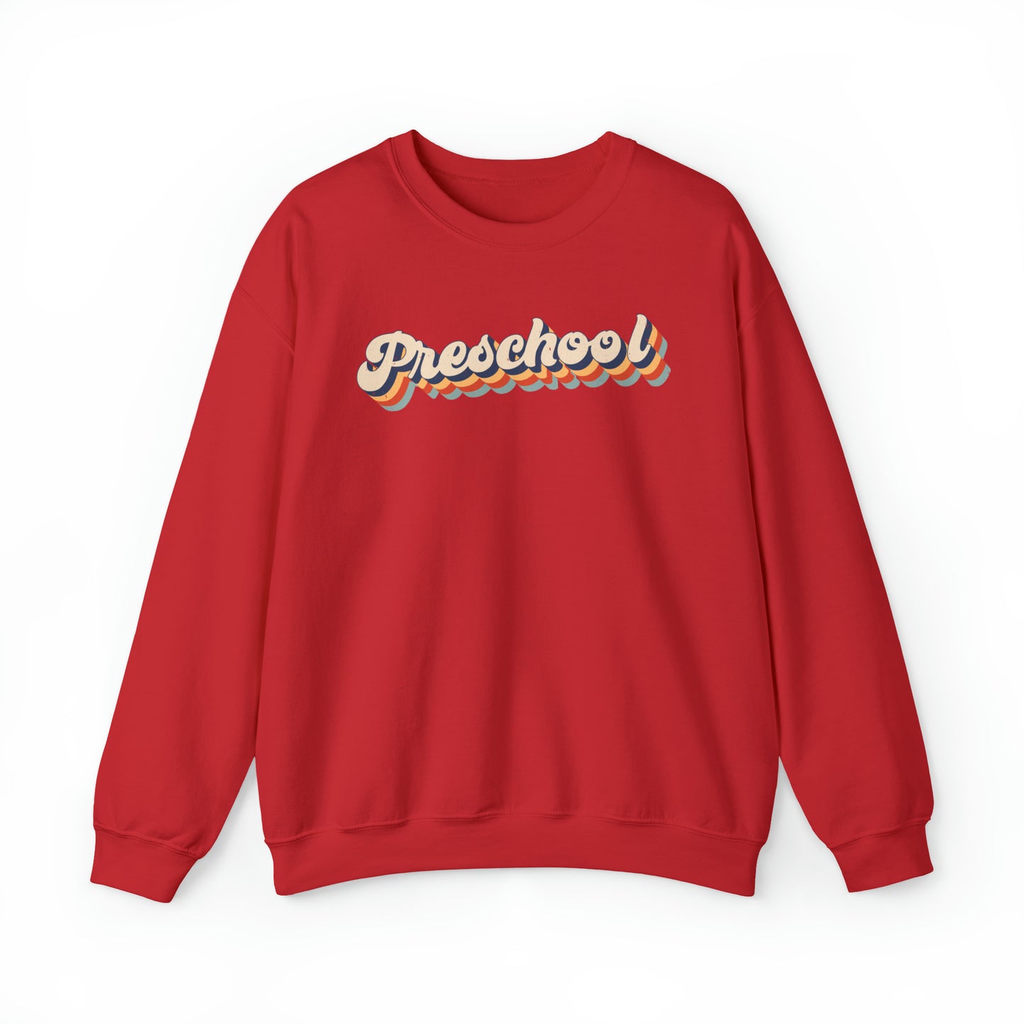 Retro Preschool Unisex Heavy Blend™ Crewneck Sweatshirt