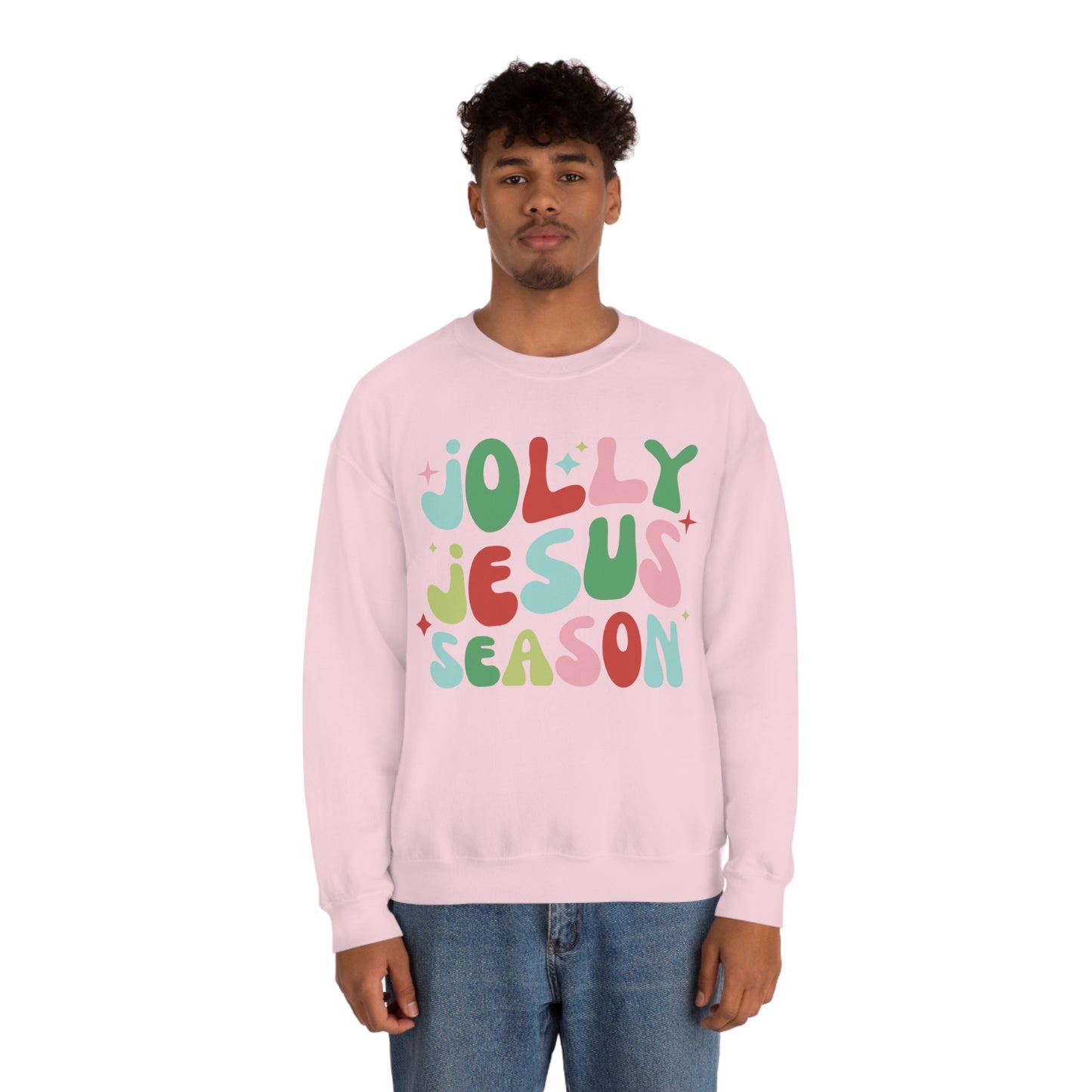 Jolly Jesus Season Heavyweight Crewneck Sweatshirt