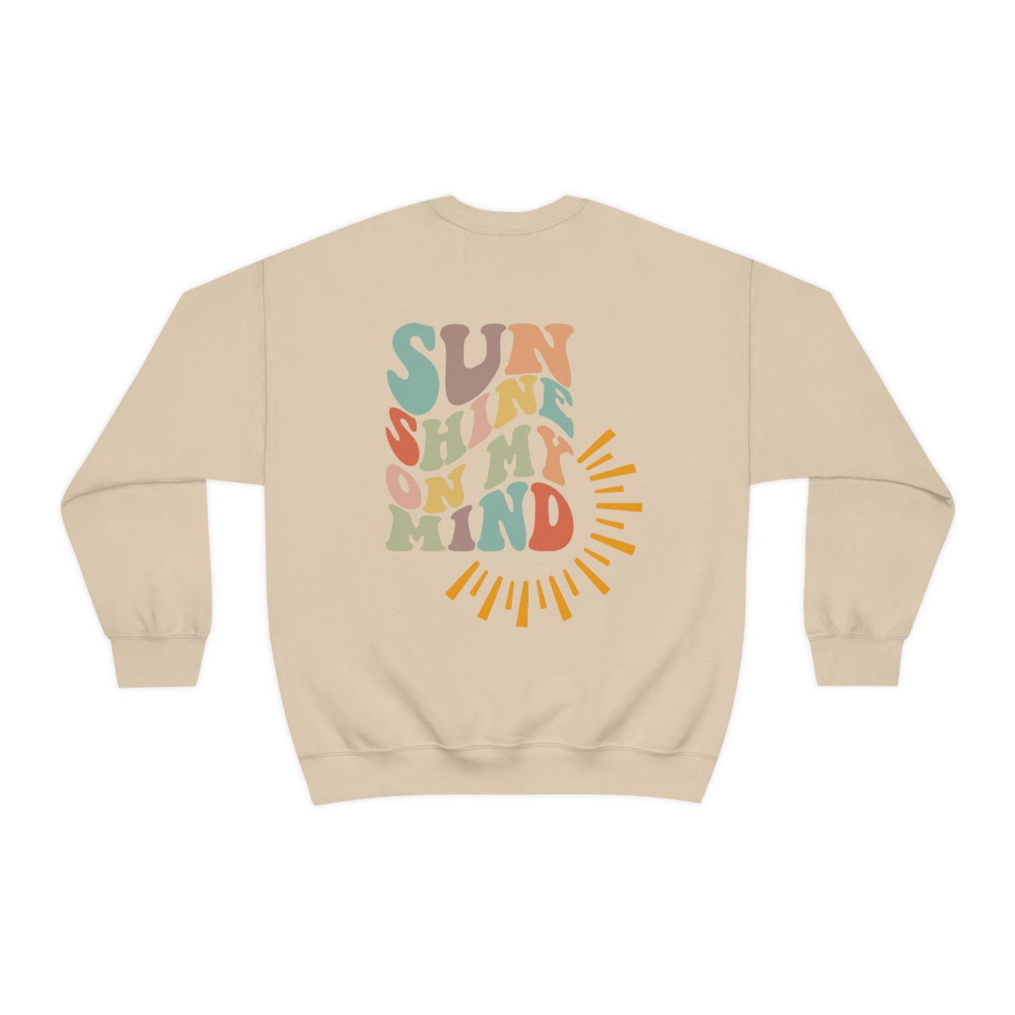 "Sunshine on My Mind" (Front & Back Design) - Unisex Heavy Blend™ Crewneck Sweatshirt