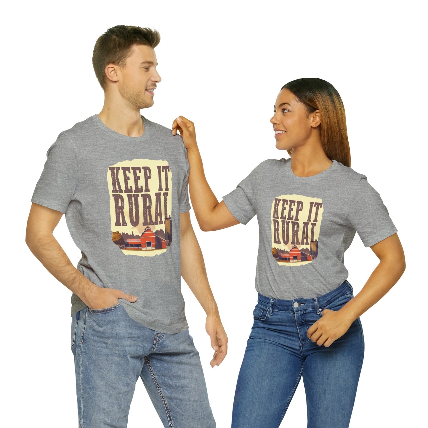 "Keep It Rural" Unisex Jersey Short Sleeve Tee