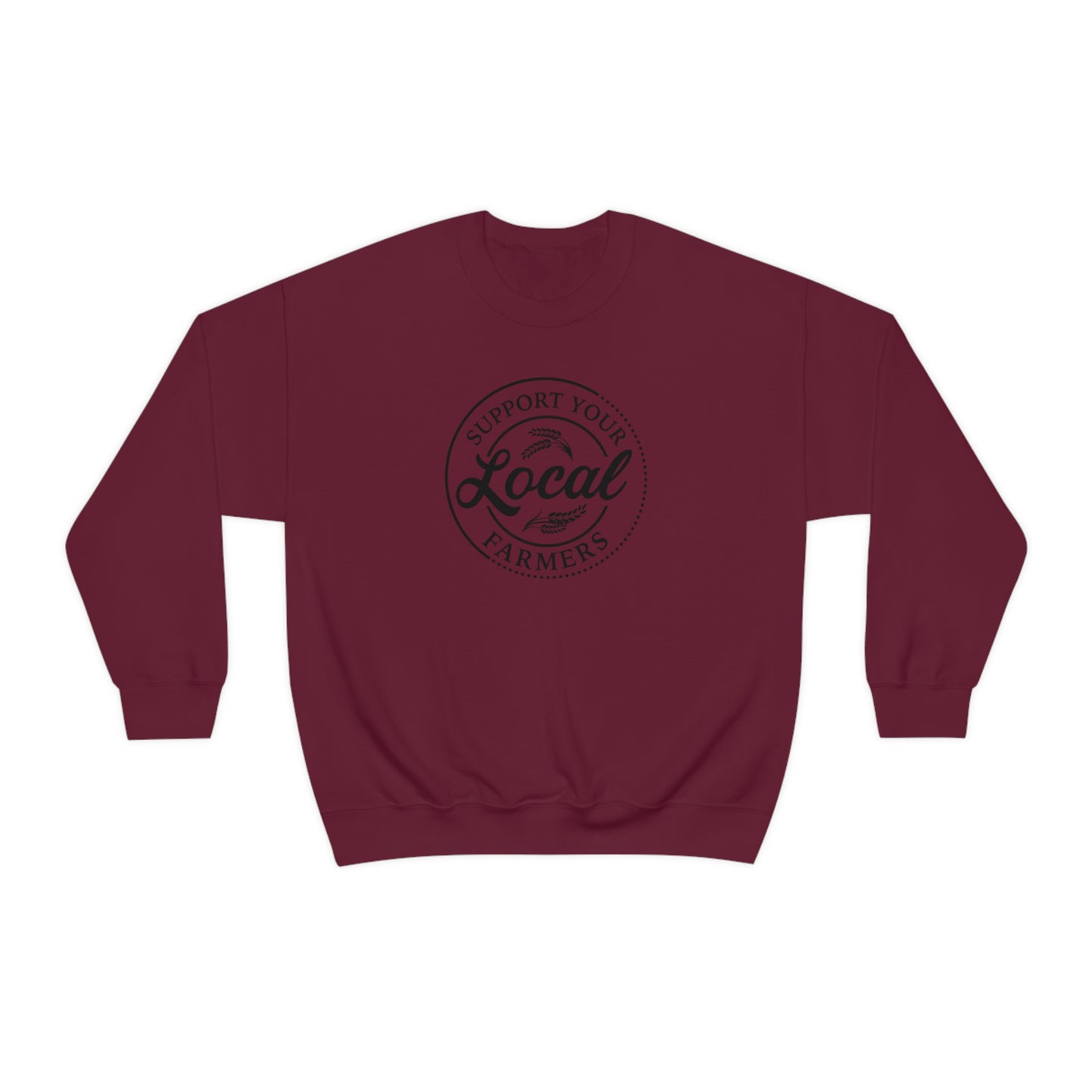 "Support Your Local Farmers" - Unisex Heavy Blend™ Crewneck Sweatshirt