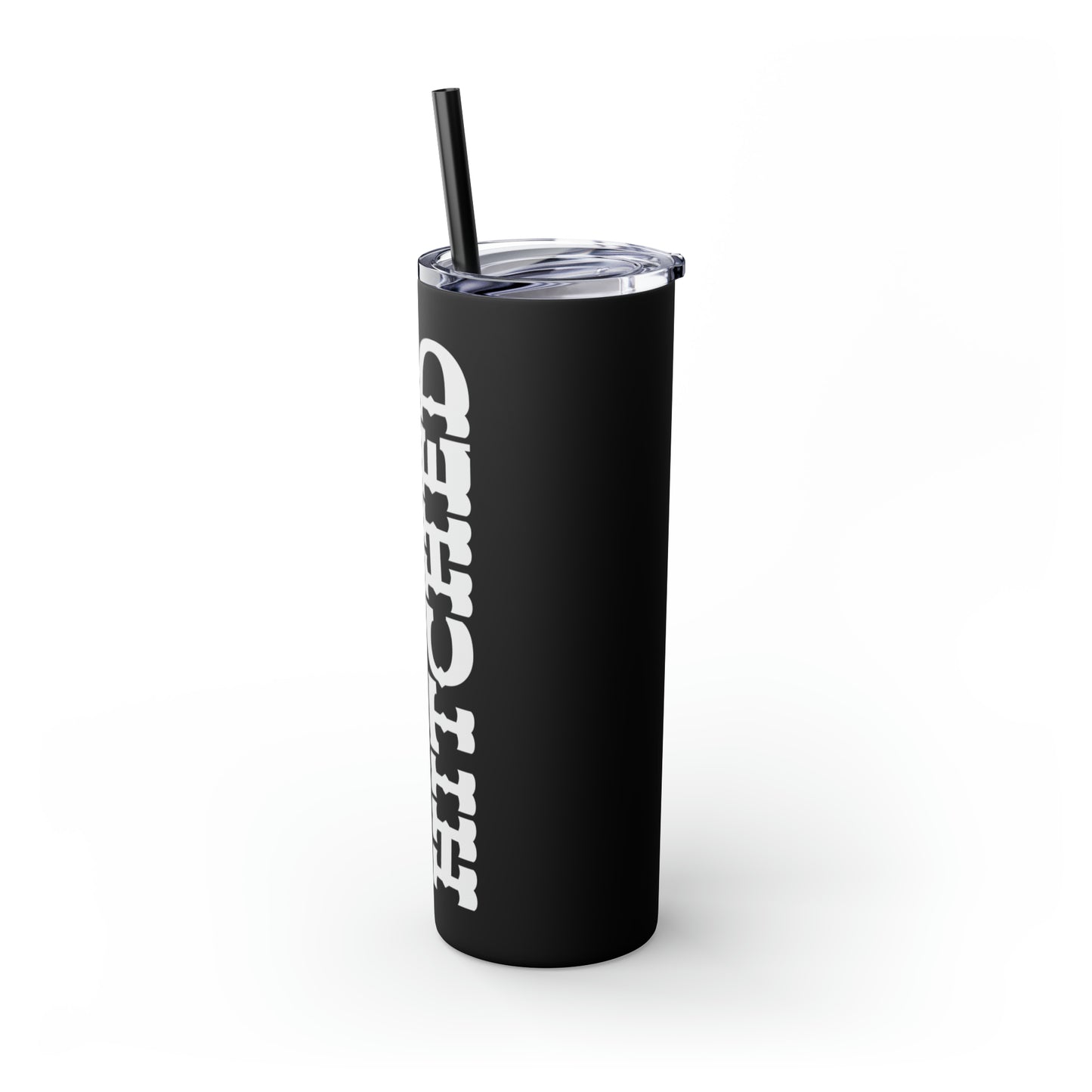 Gettin Hitched Skinny Tumbler with Straw, 20oz