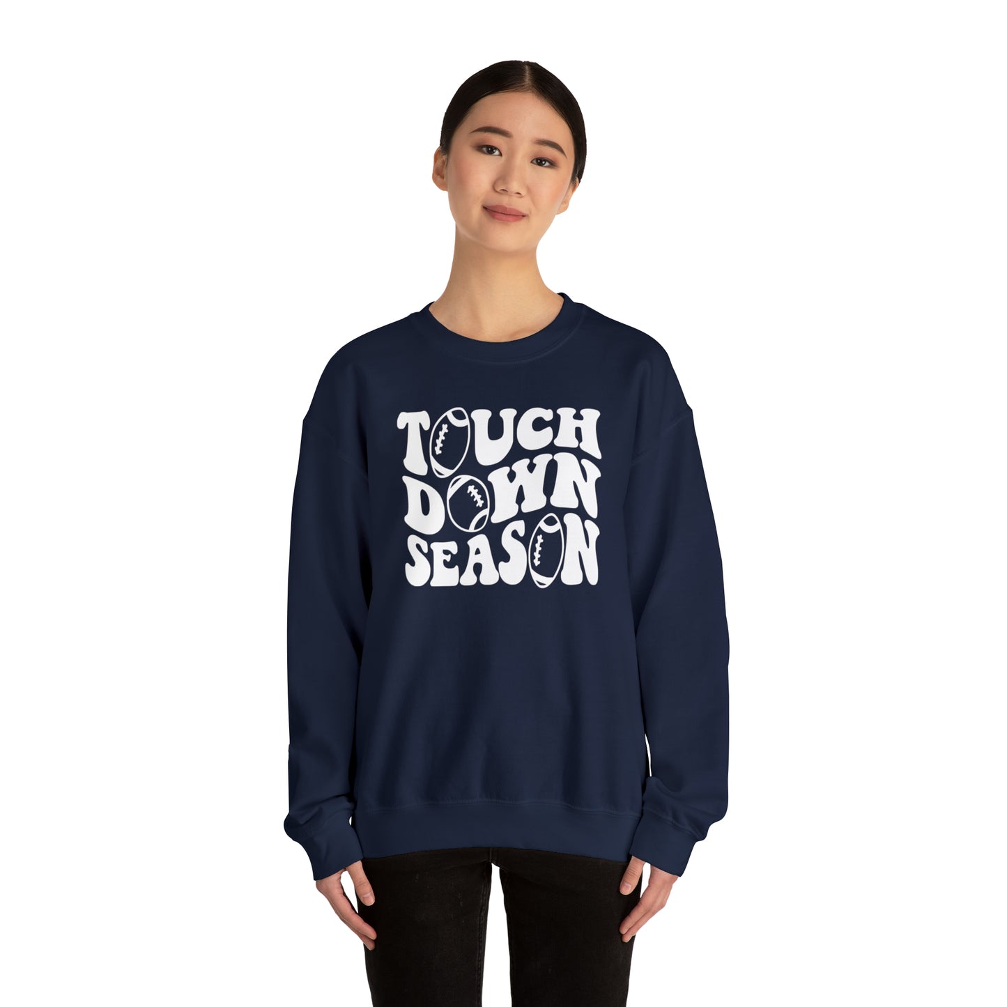 Touch Down Season Heavy Blend™ Crewneck Sweatshirt