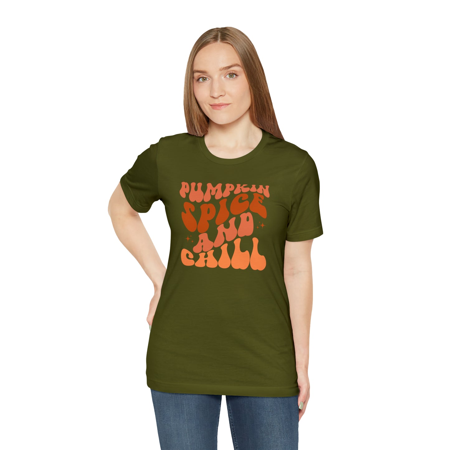 Pumpkin Spice and Chill Teacher T-Shirt