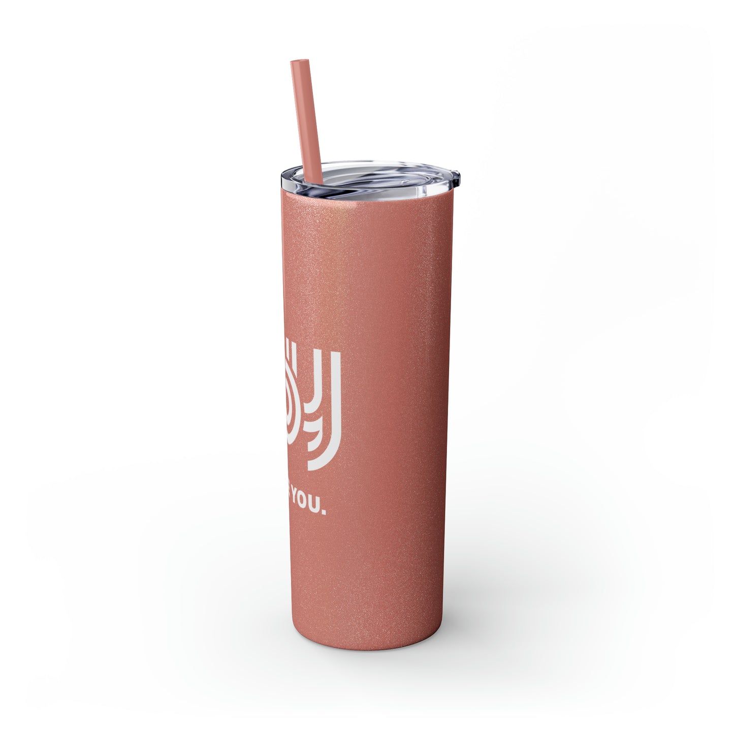 You Be You Skinny Tumbler with Straw, 20oz