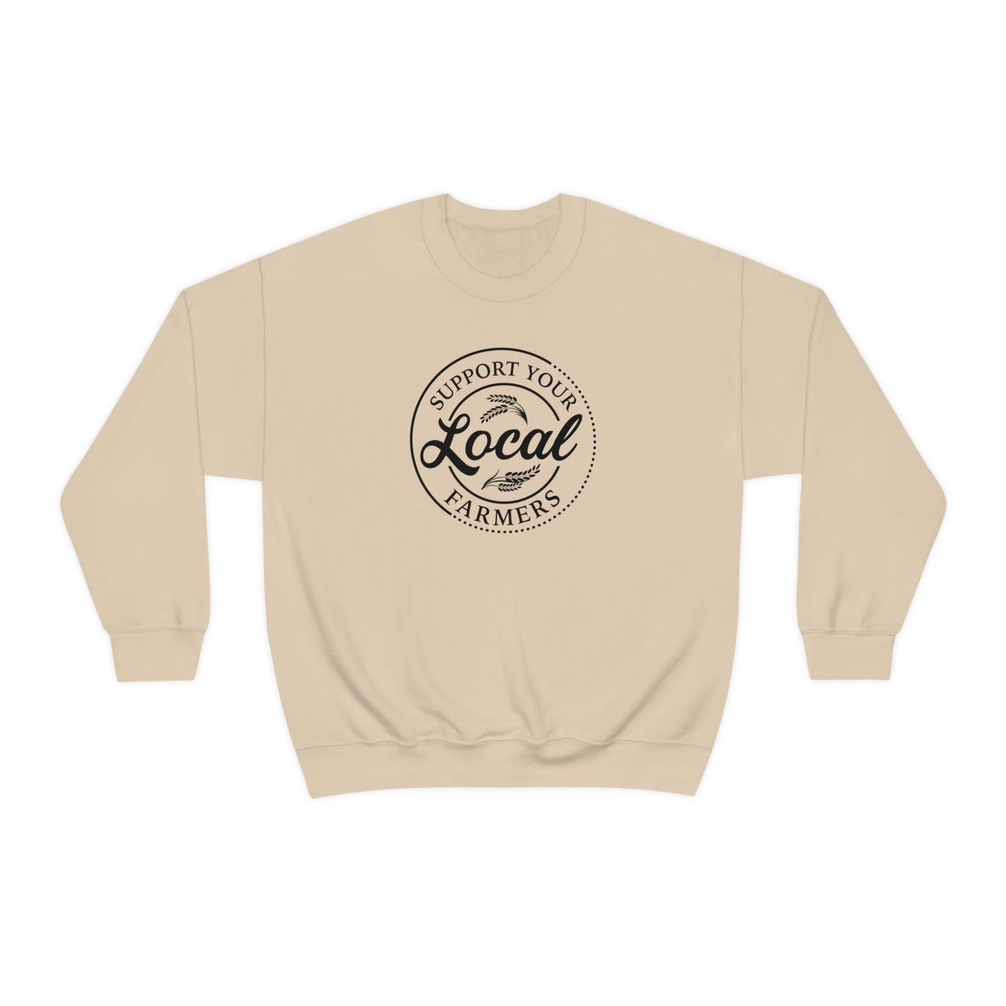 "Support Your Local Farmers" - Unisex Heavy Blend™ Crewneck Sweatshirt