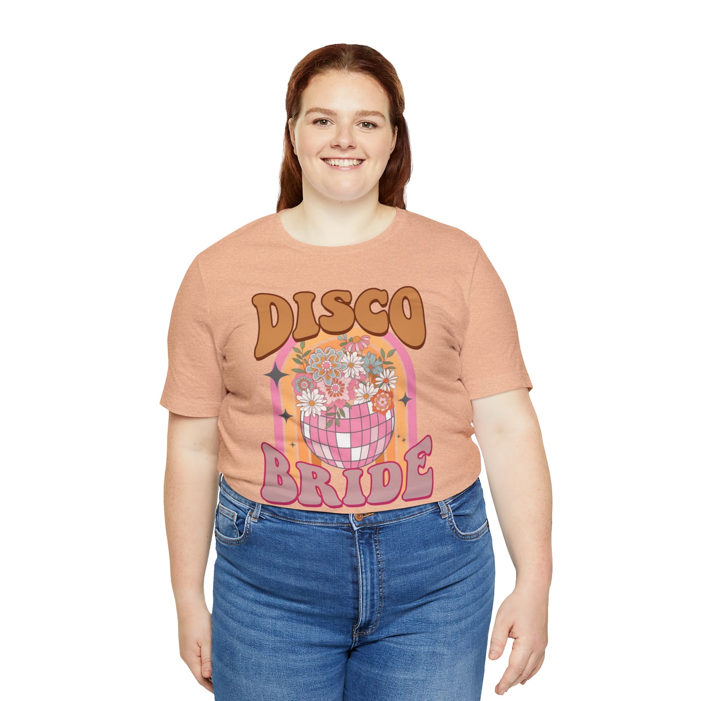 Retro Disco Bride Mirror Ball T-Shirt