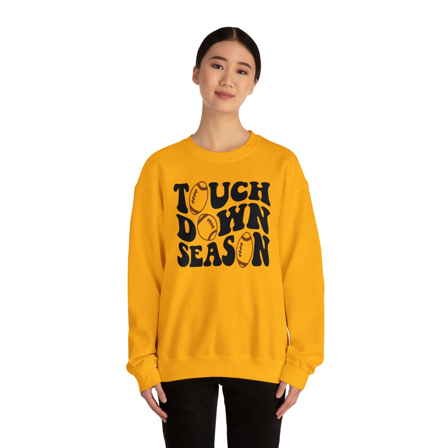 Touch Down Season Heavy Blend™ Crewneck Sweatshirt