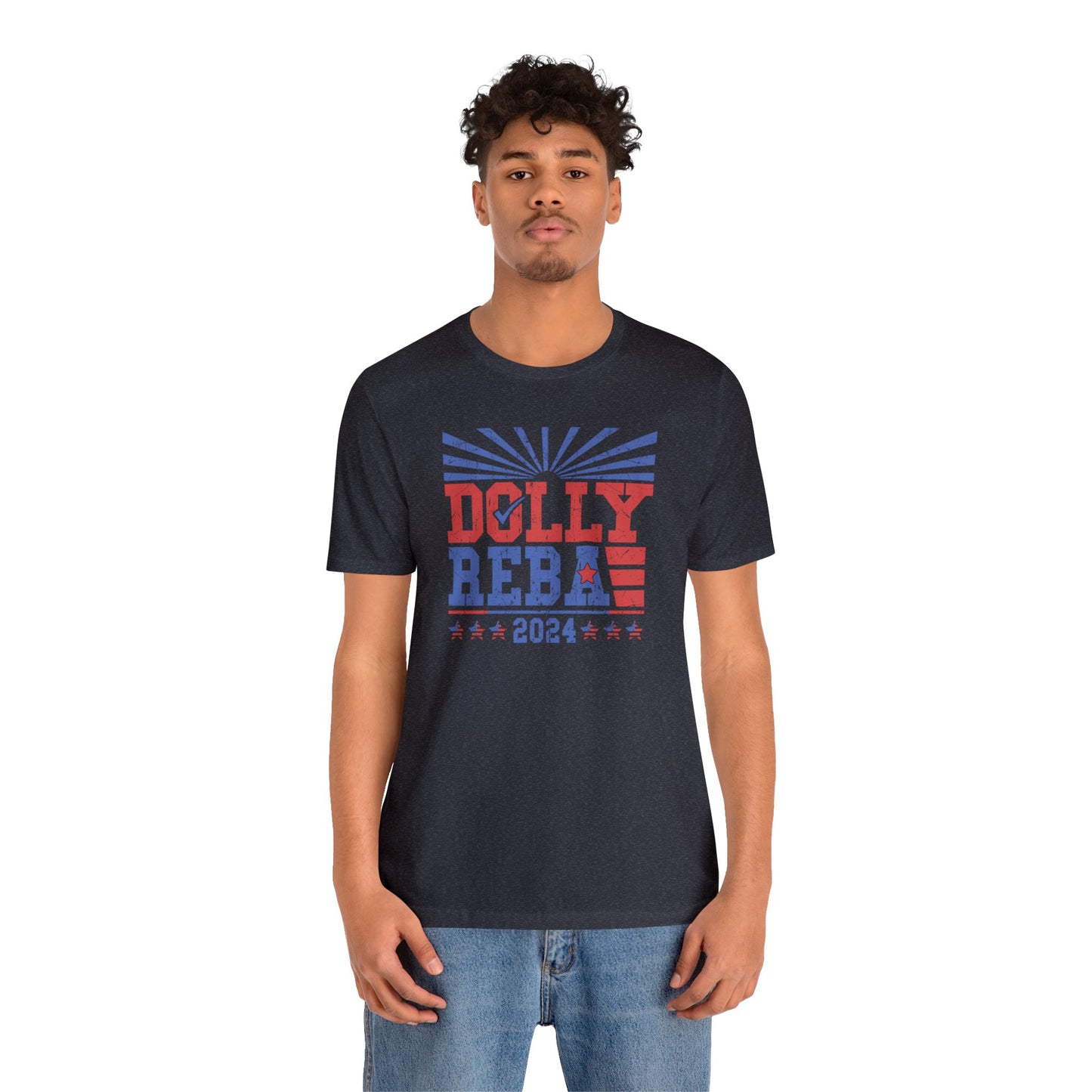 Dolly Reba for President 2024 Bella Jersey Short Sleeve Tee (Unisex)