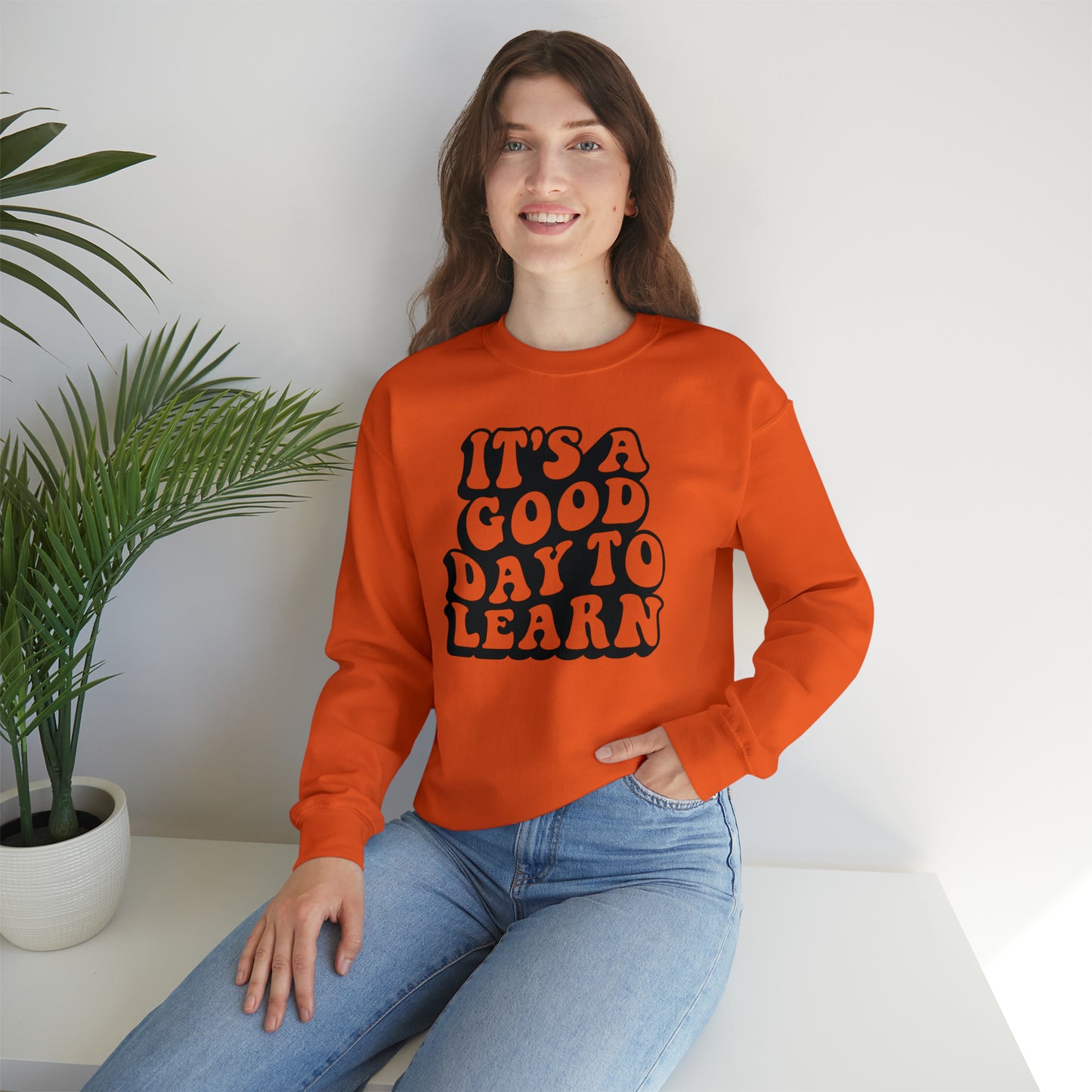 It's a Good Day to Learn Unisex Heavy Blend™ Crewneck Sweatshirt