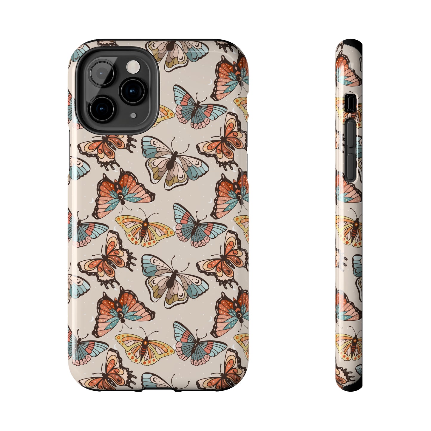 Butterfly Brown Tough Phone Cases