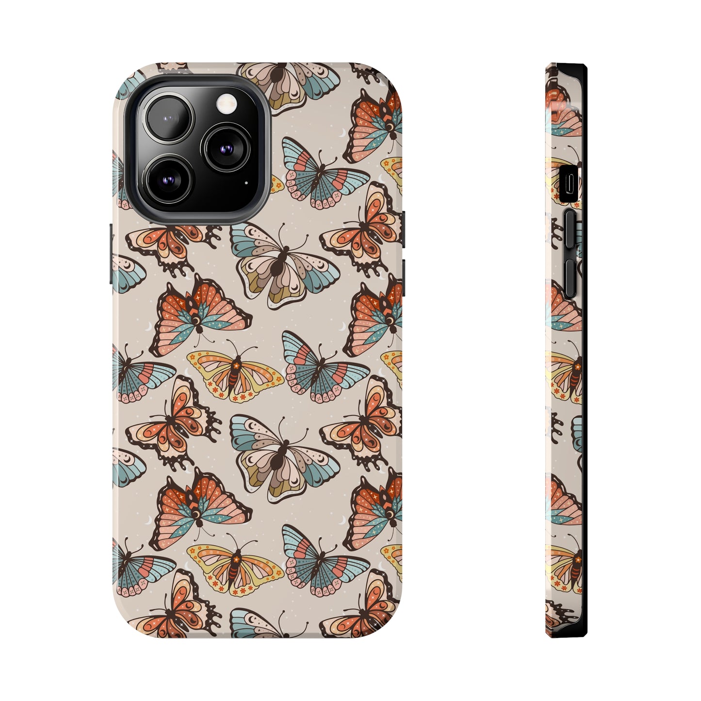 Butterfly Brown Tough Phone Cases