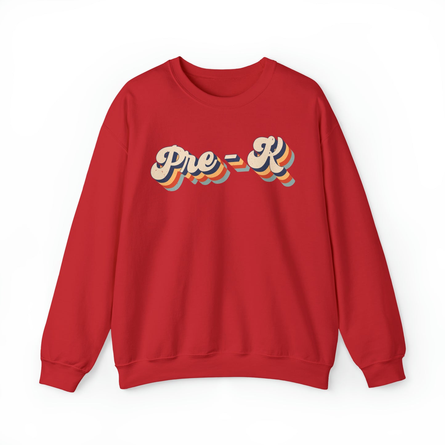 Retro Pre-K Unisex Heavy Blend™ Crewneck Sweatshirt