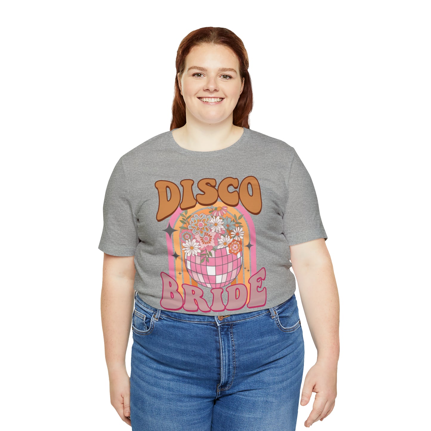 Retro Disco Bride Mirror Ball T-Shirt