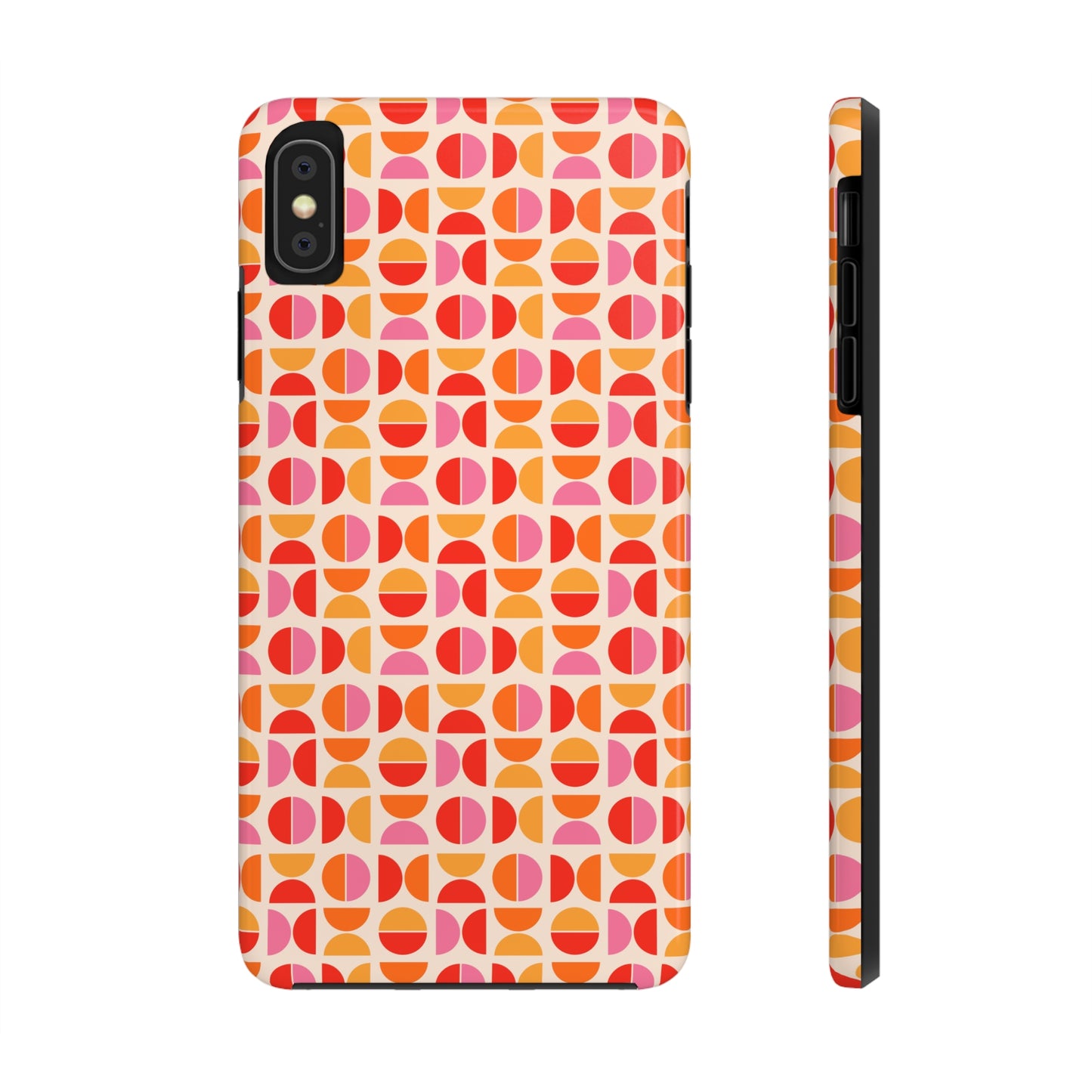 Retro Circle Tough Phone Cases