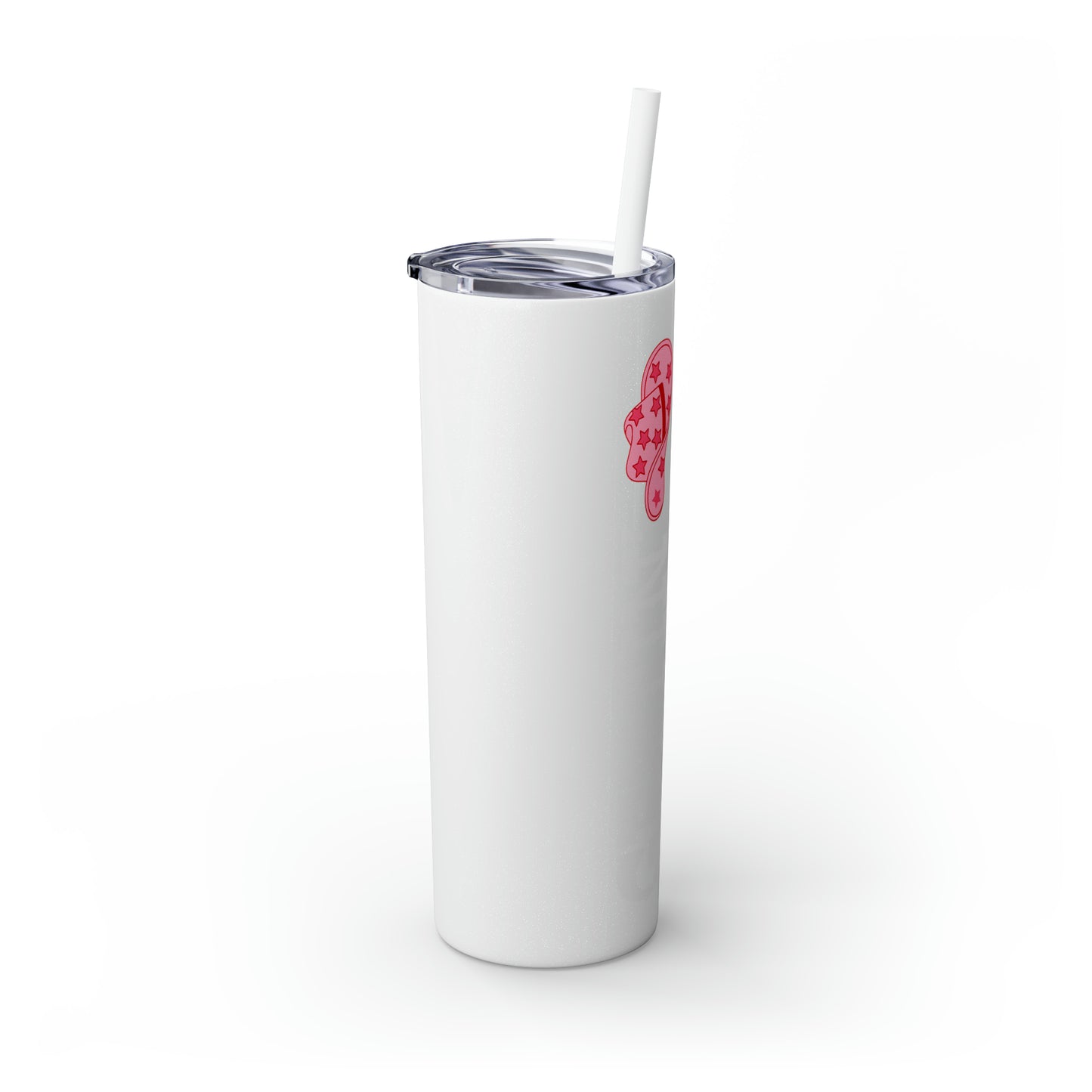 Gettin Hitched Skinny Tumbler with Straw, 20oz