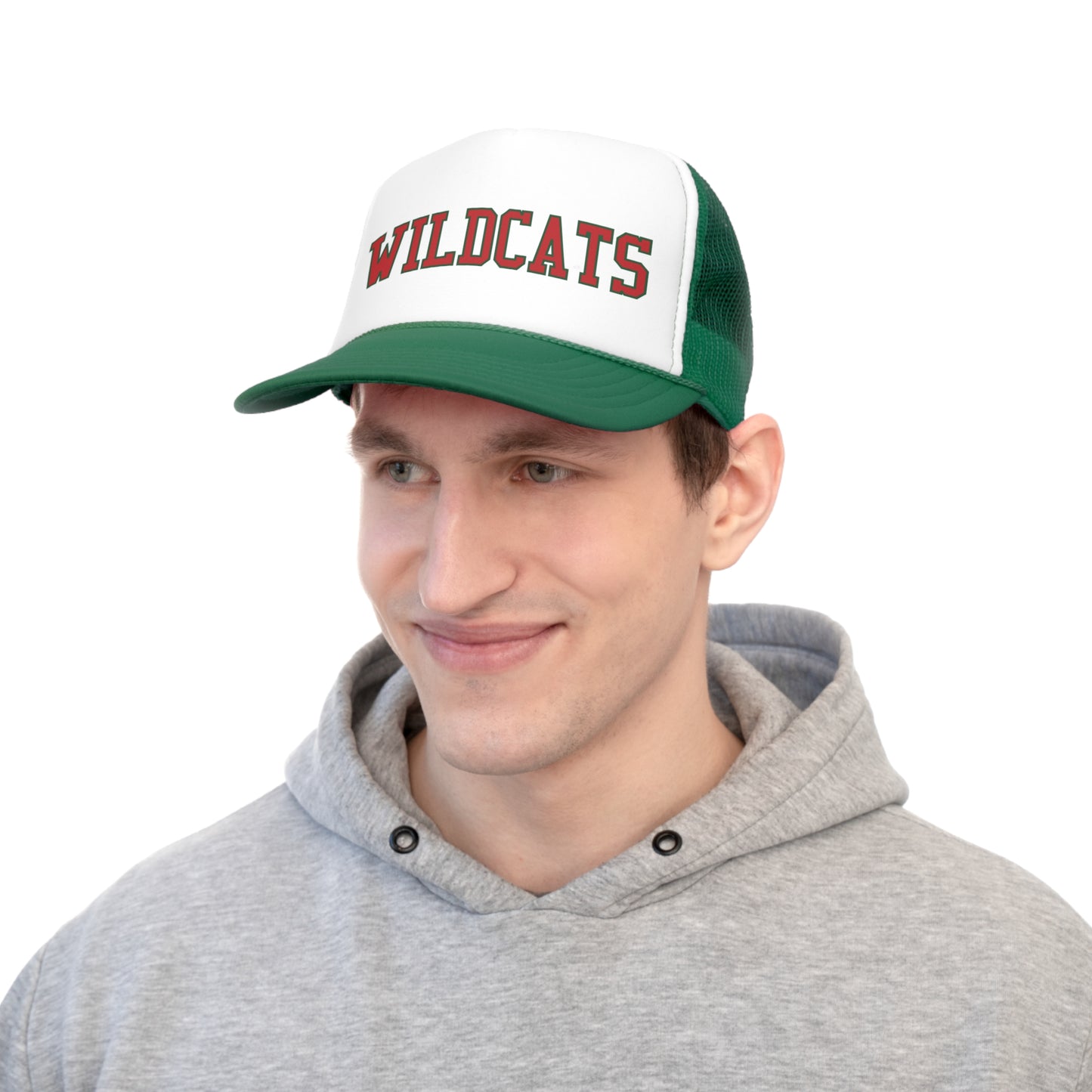 Salem Wildcats Tall Trucker Caps - Red Ink