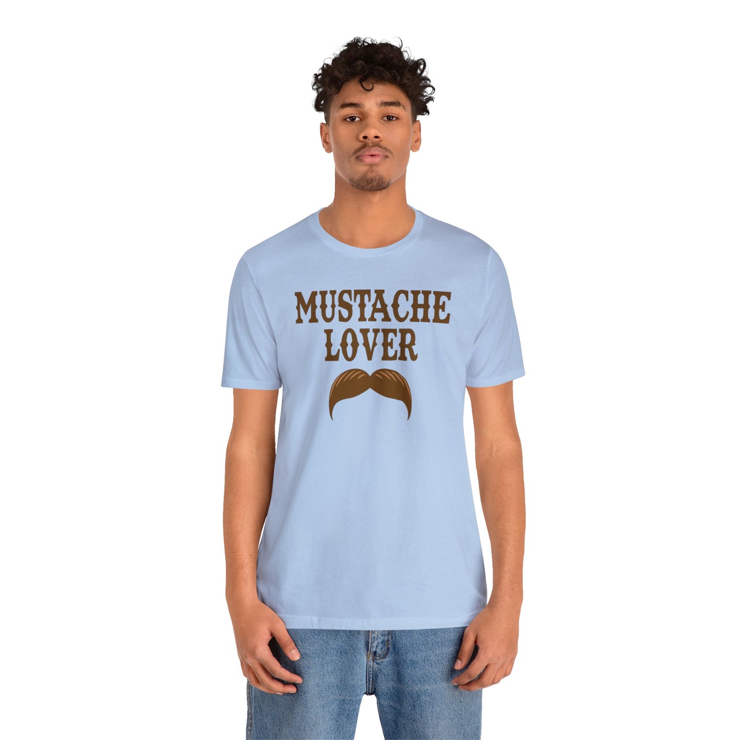 Mustache Lover Bella Jersey Short Sleeve Tee (Unisex)