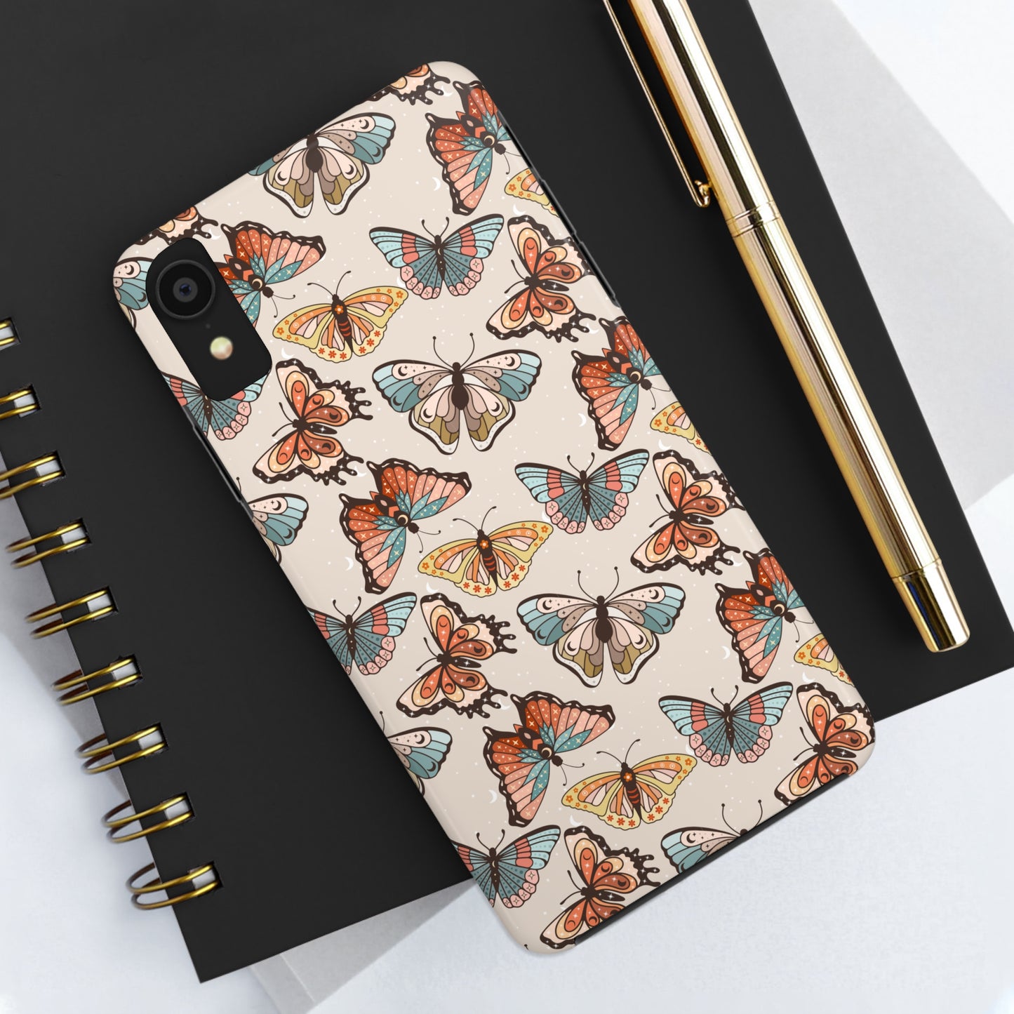 Butterfly Brown Tough Phone Cases