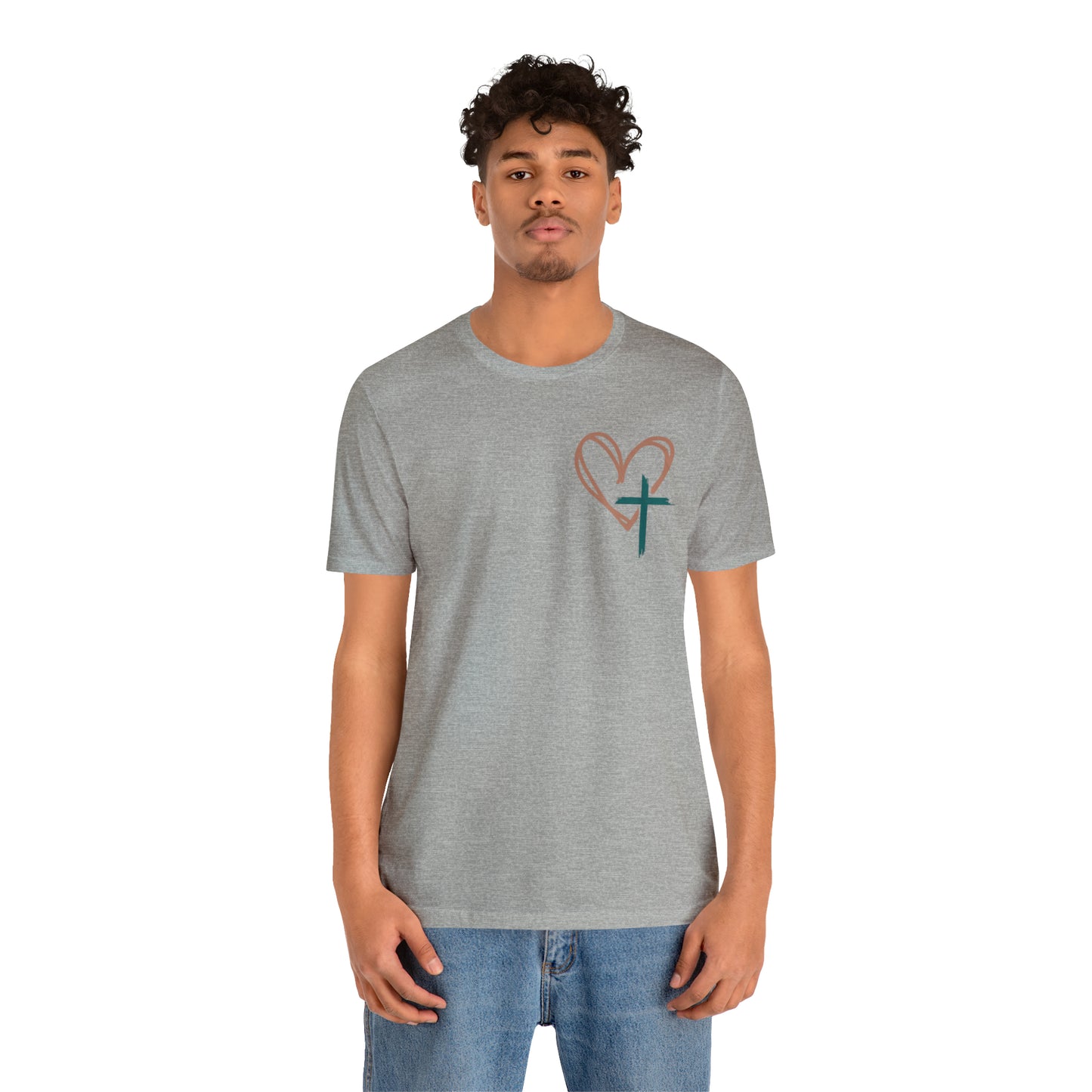 Amen Amen Amen with Cross Front and Back Design T-Shirt