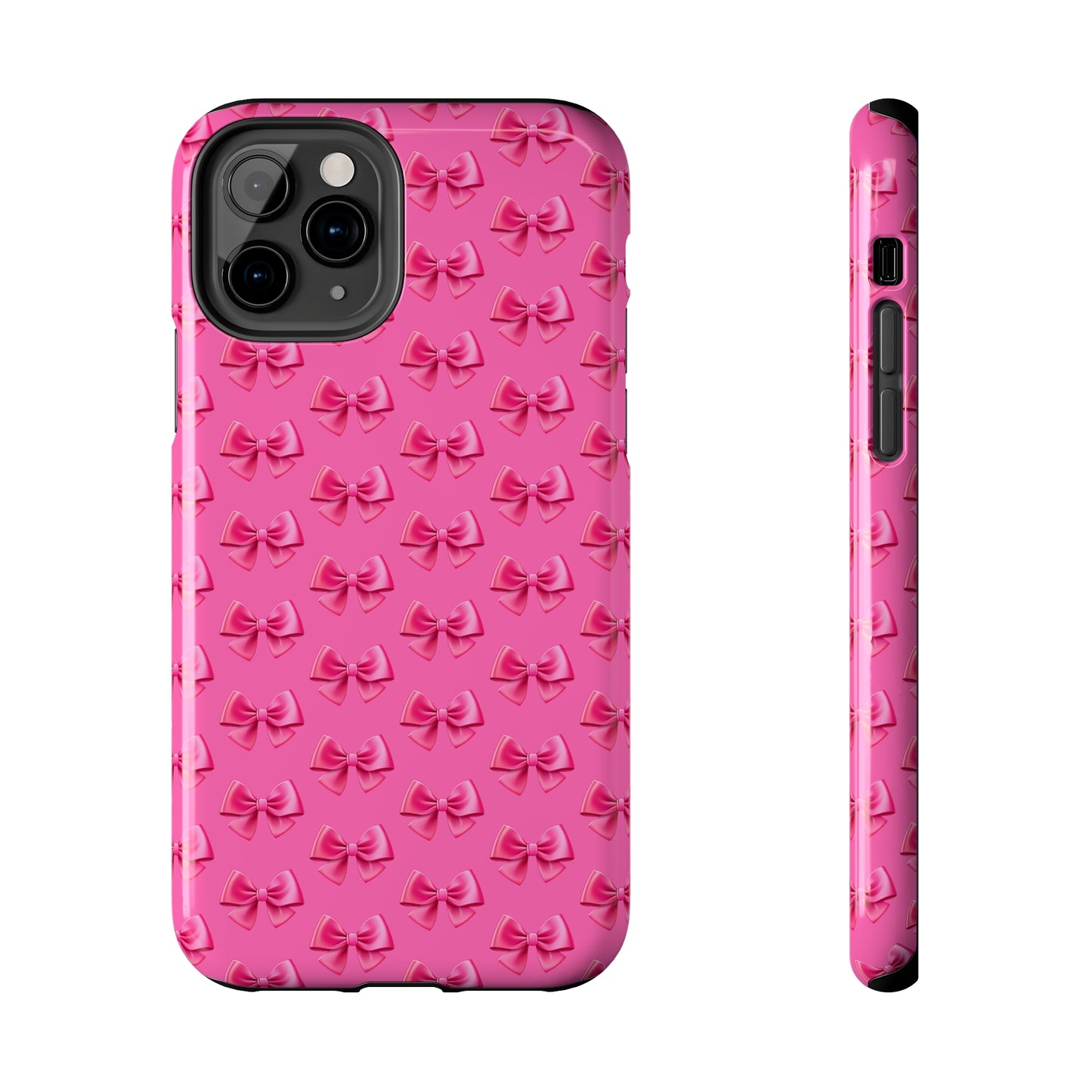 Barbie Pink Bows Themed Tough Phone Cases