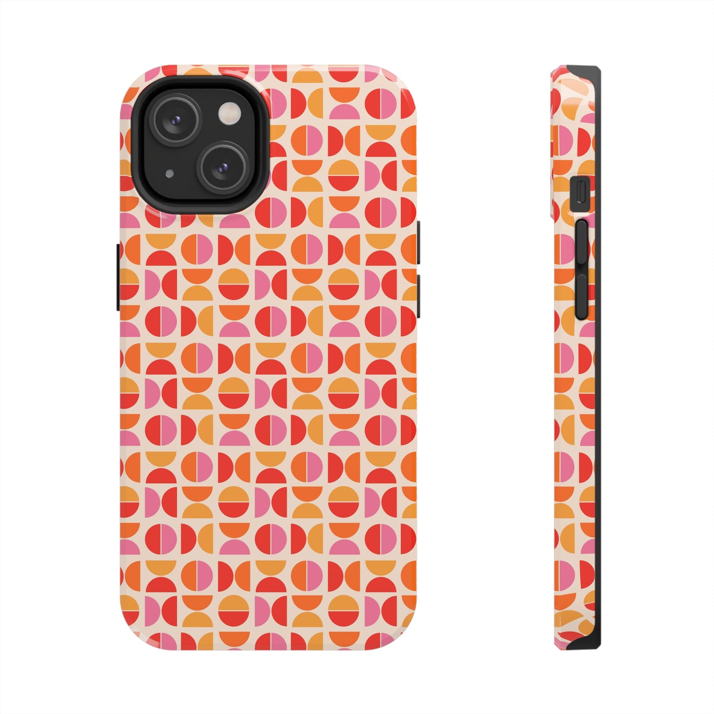 Retro Circle Tough Phone Cases