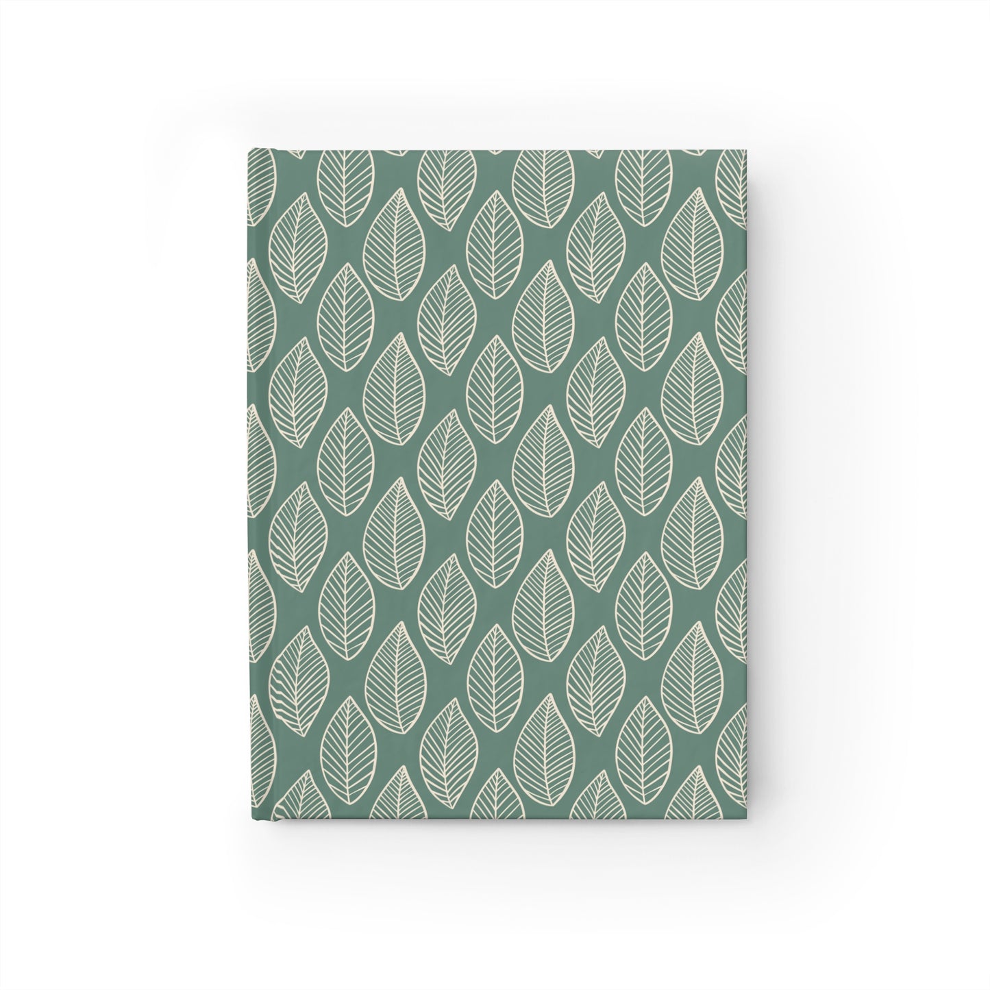 Green Cream Leaf Journal - Blank