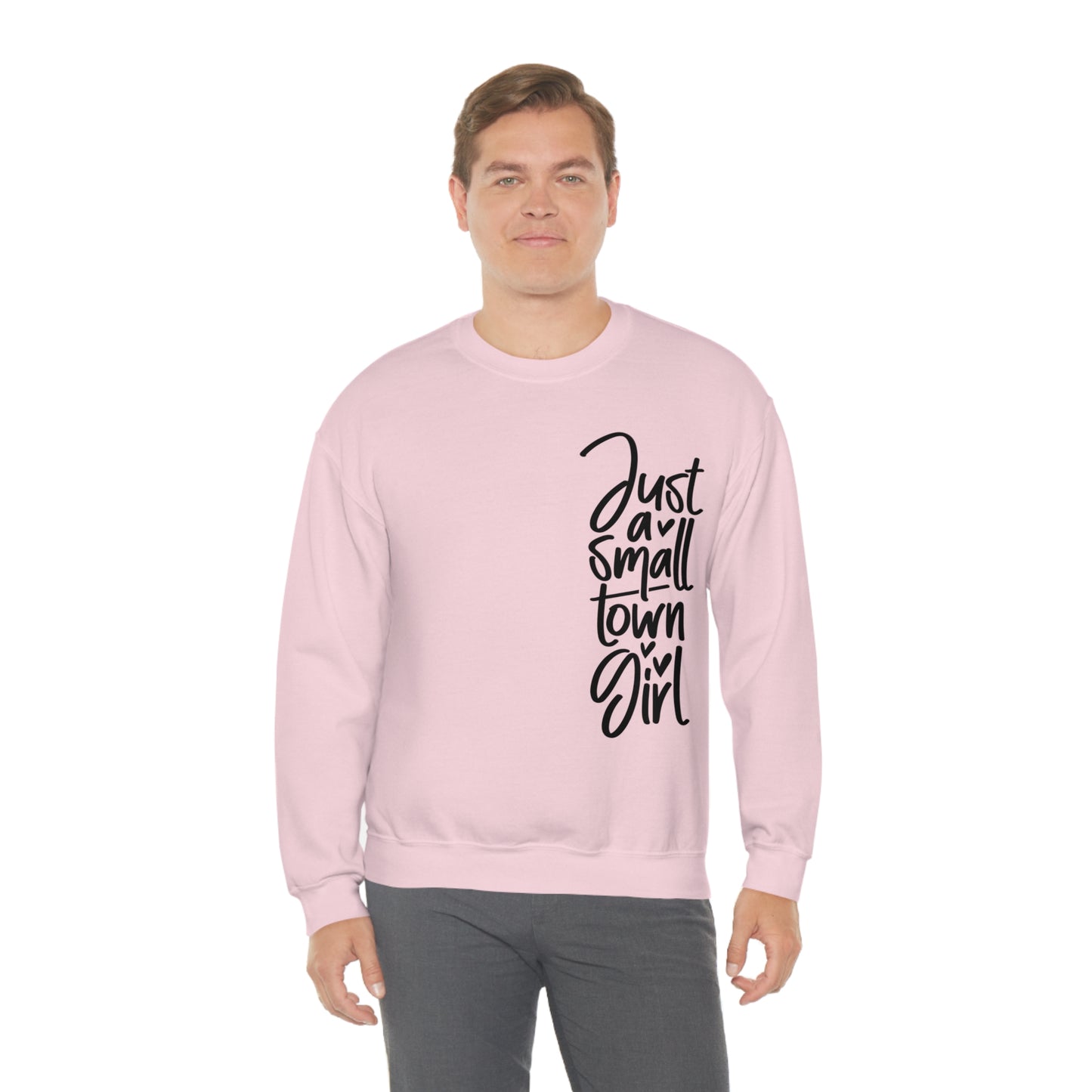 "Just a Small Town Girl" - Unisex Heavy Blend™ Crewneck Sweatshirt