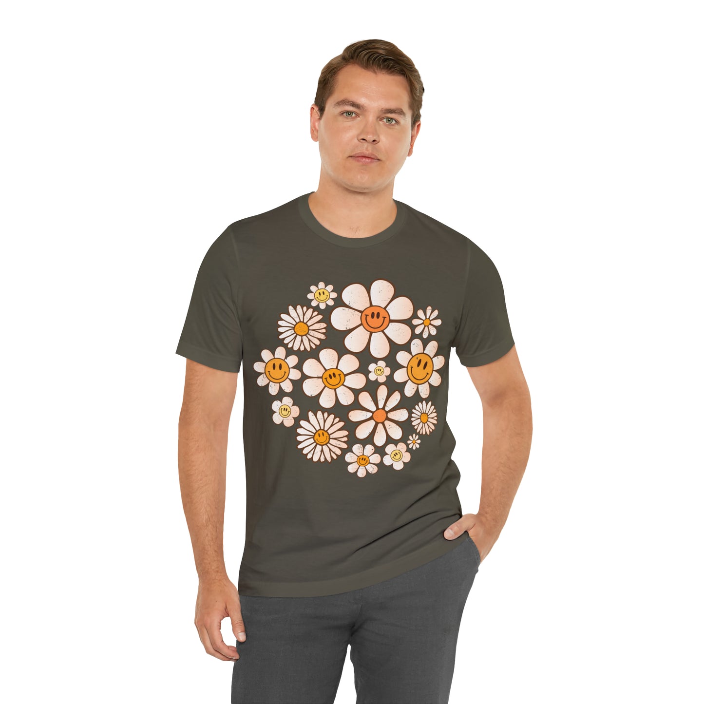 Distressed Smiling Daisies T-Shirt