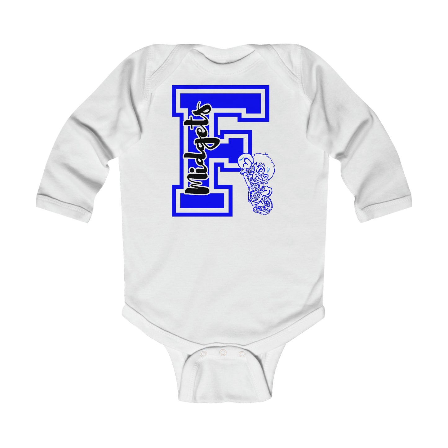 Give Me an F Freeburg Midget Logo Infant Long Sleeve Bodysuit