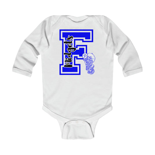 Give Me an F Freeburg Midget Logo Infant Long Sleeve Bodysuit