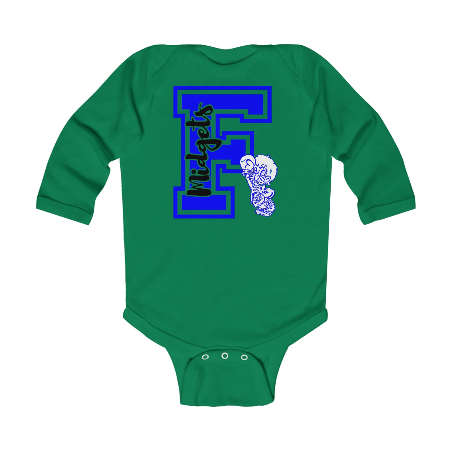 Give Me an F Freeburg Midget Logo Infant Long Sleeve Bodysuit