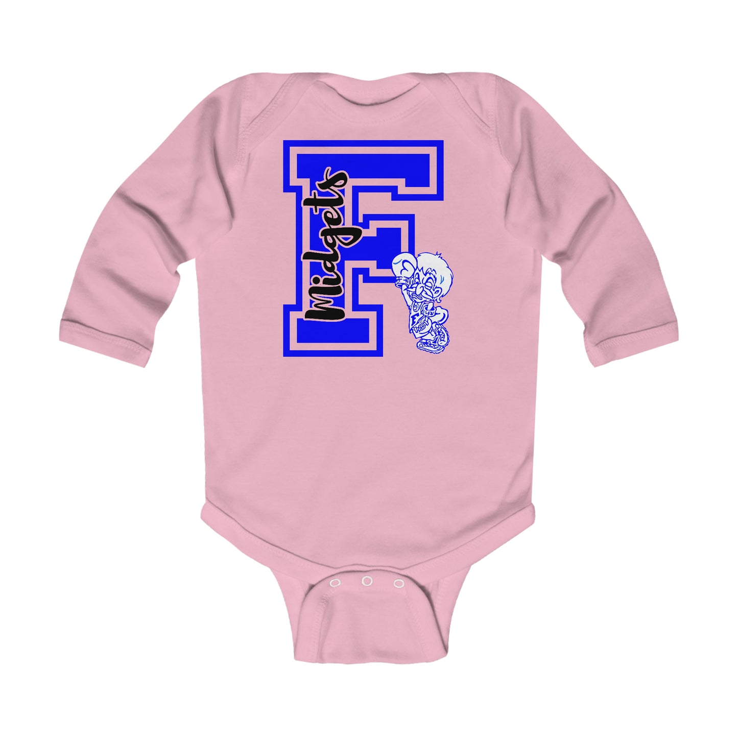 Give Me an F Freeburg Midget Logo Infant Long Sleeve Bodysuit