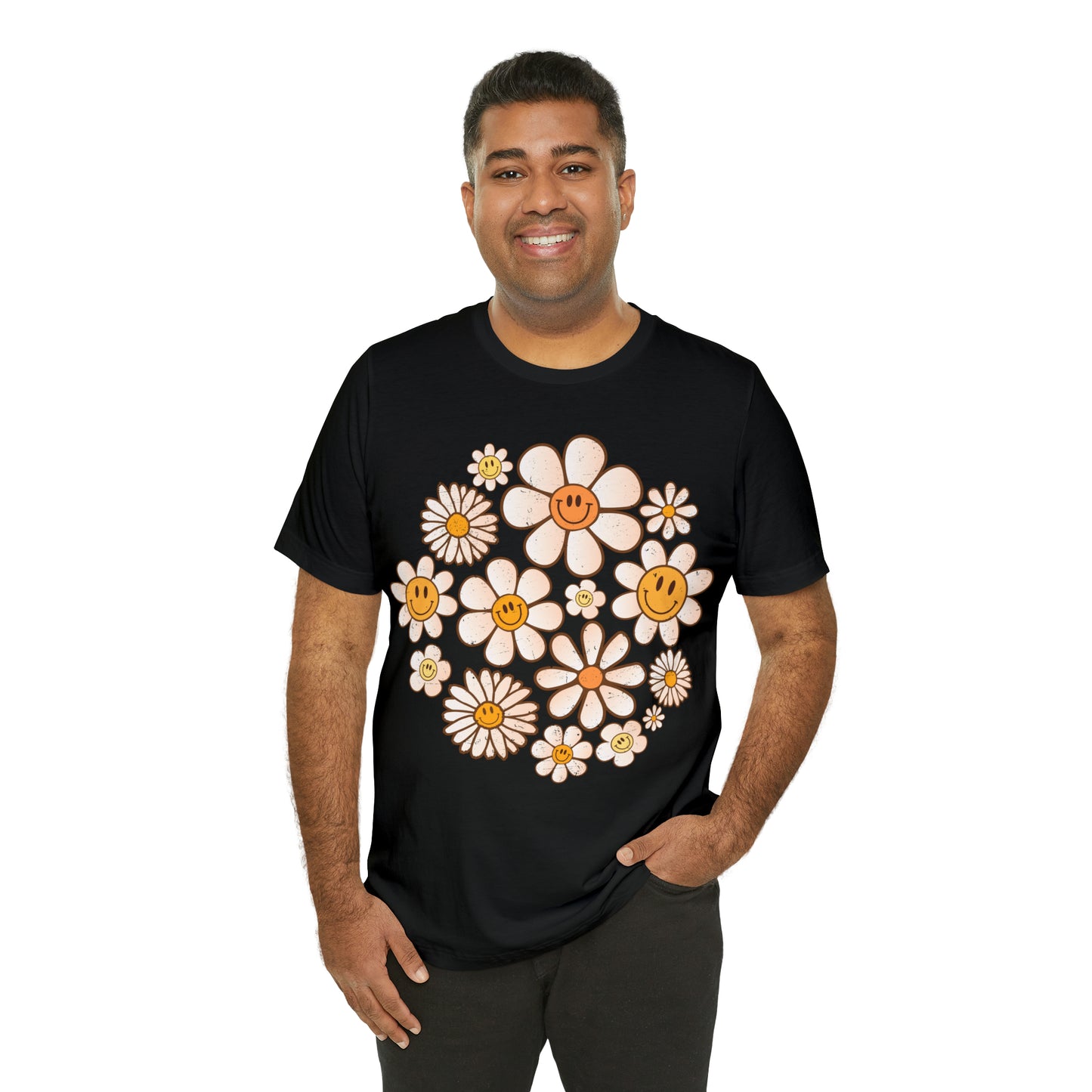 Distressed Smiling Daisies T-Shirt