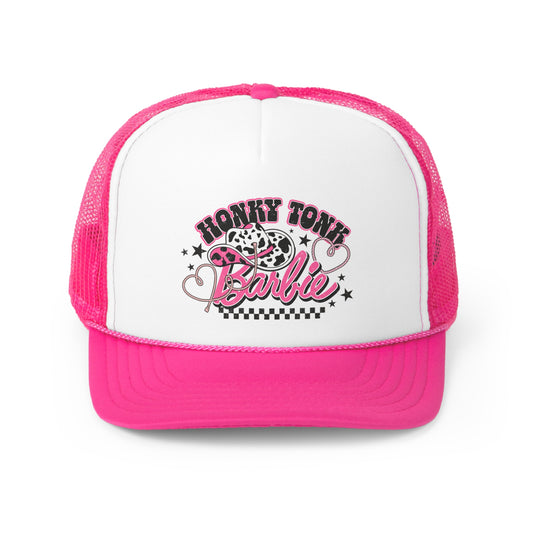 Honky Tonk Barbie Tall Trucker Caps